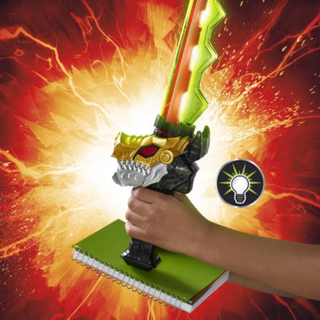 Hasbro Lichtschwert »Power Rangers Dino Fury Chromafury Schwert«, mit Licht- und Sound