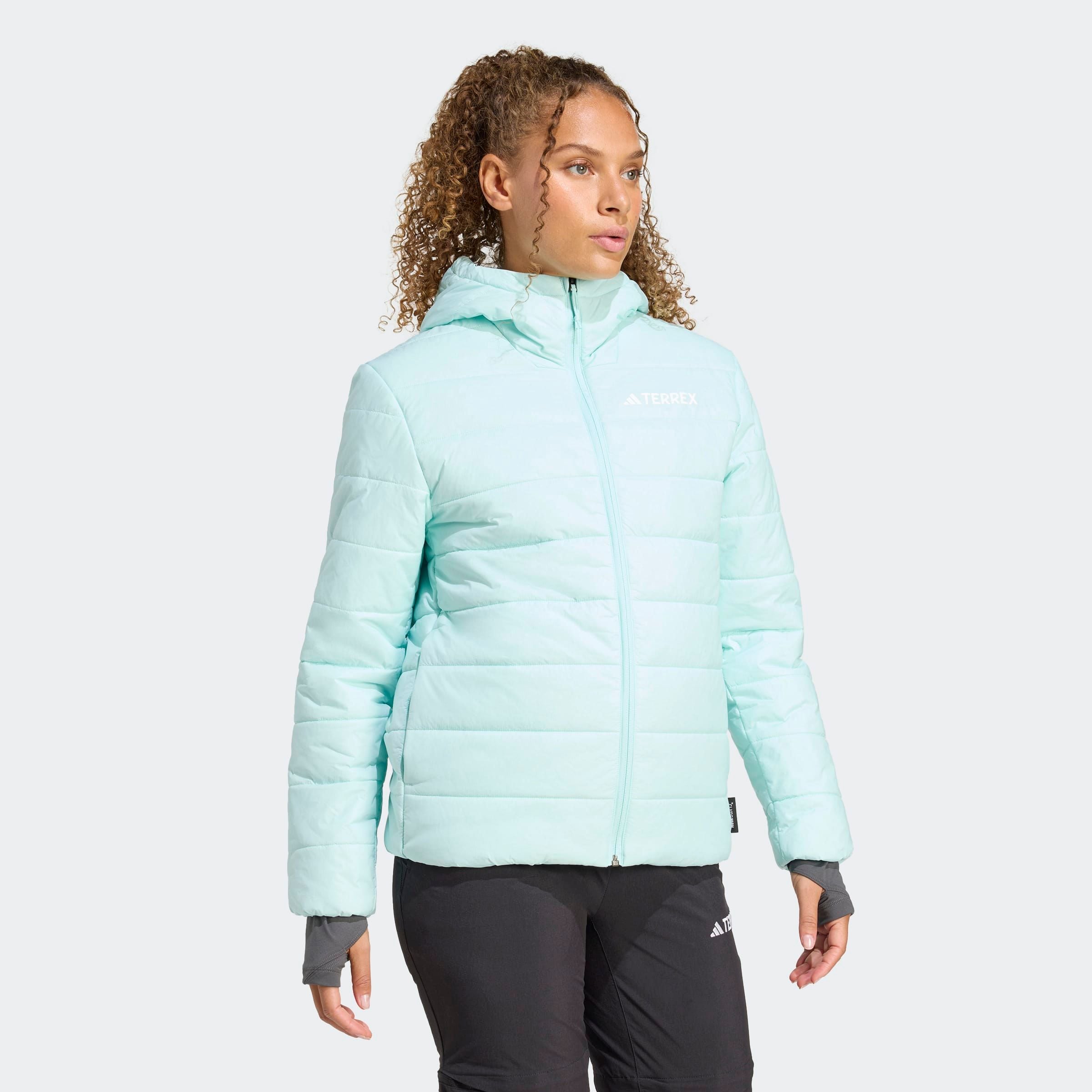adidas TERREX Outdoorjacke »W MT ESS P HO J«, mit Kapuze, wärmend durch Climawarm Technologie, mit Kapuze
