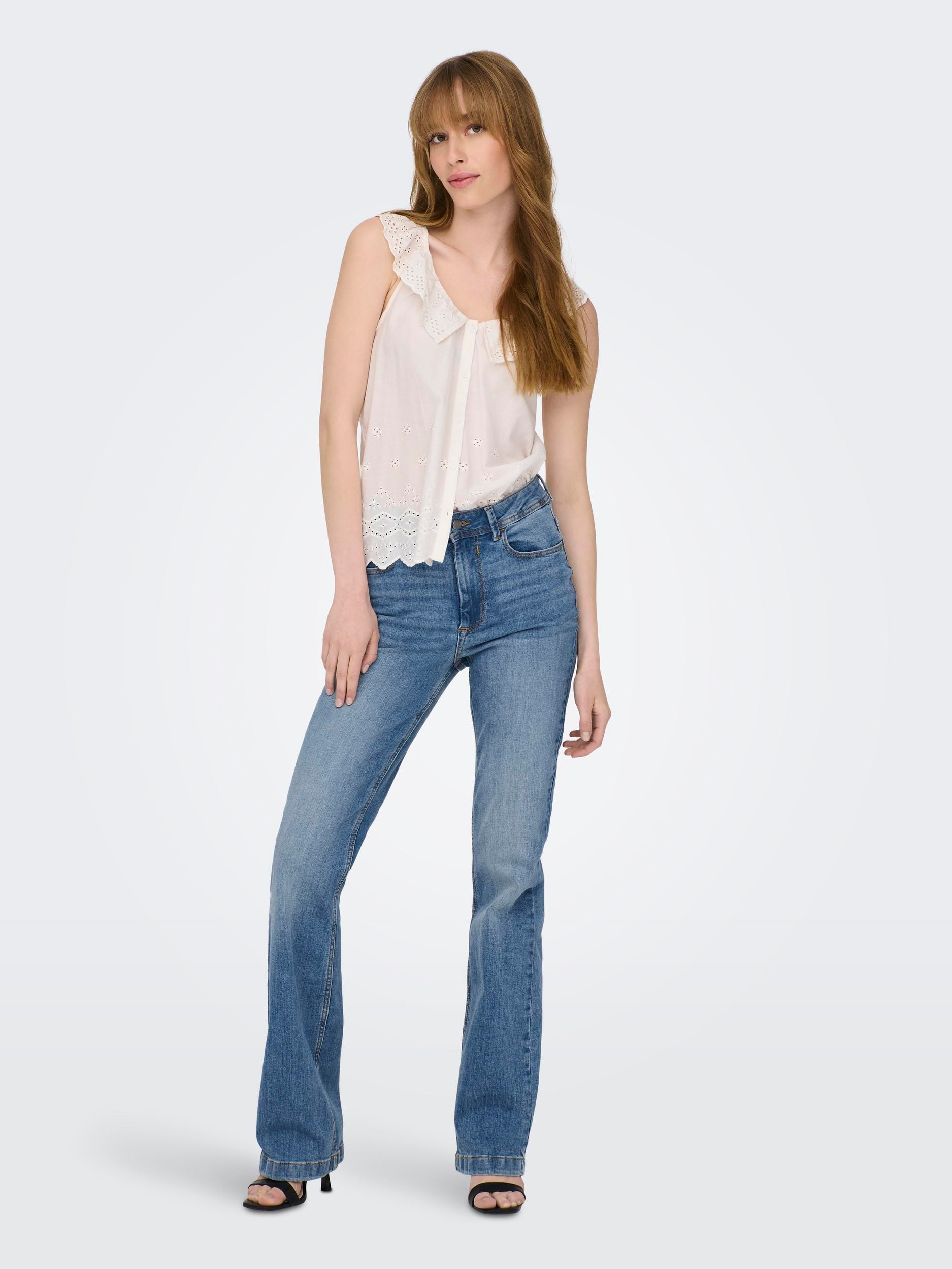 JDY Bootcut-Jeans »JDYFLORA FLARED HIGH MB NOOS DNM«