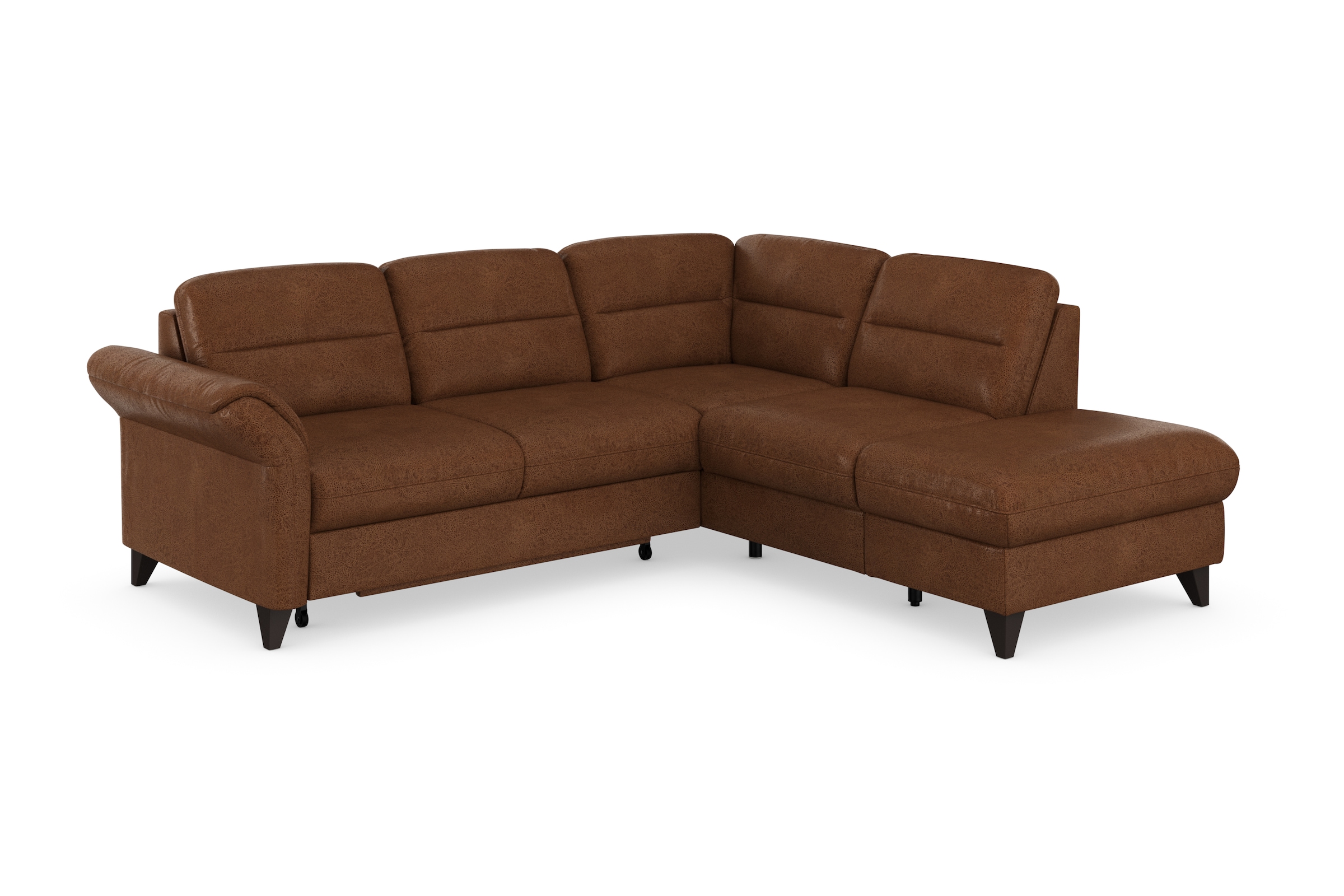 sit&more Ecksofa »Mellum L-Form«, Federkern, wahlweise mit Bettfunktion, Stauraum und Armteilfunktion