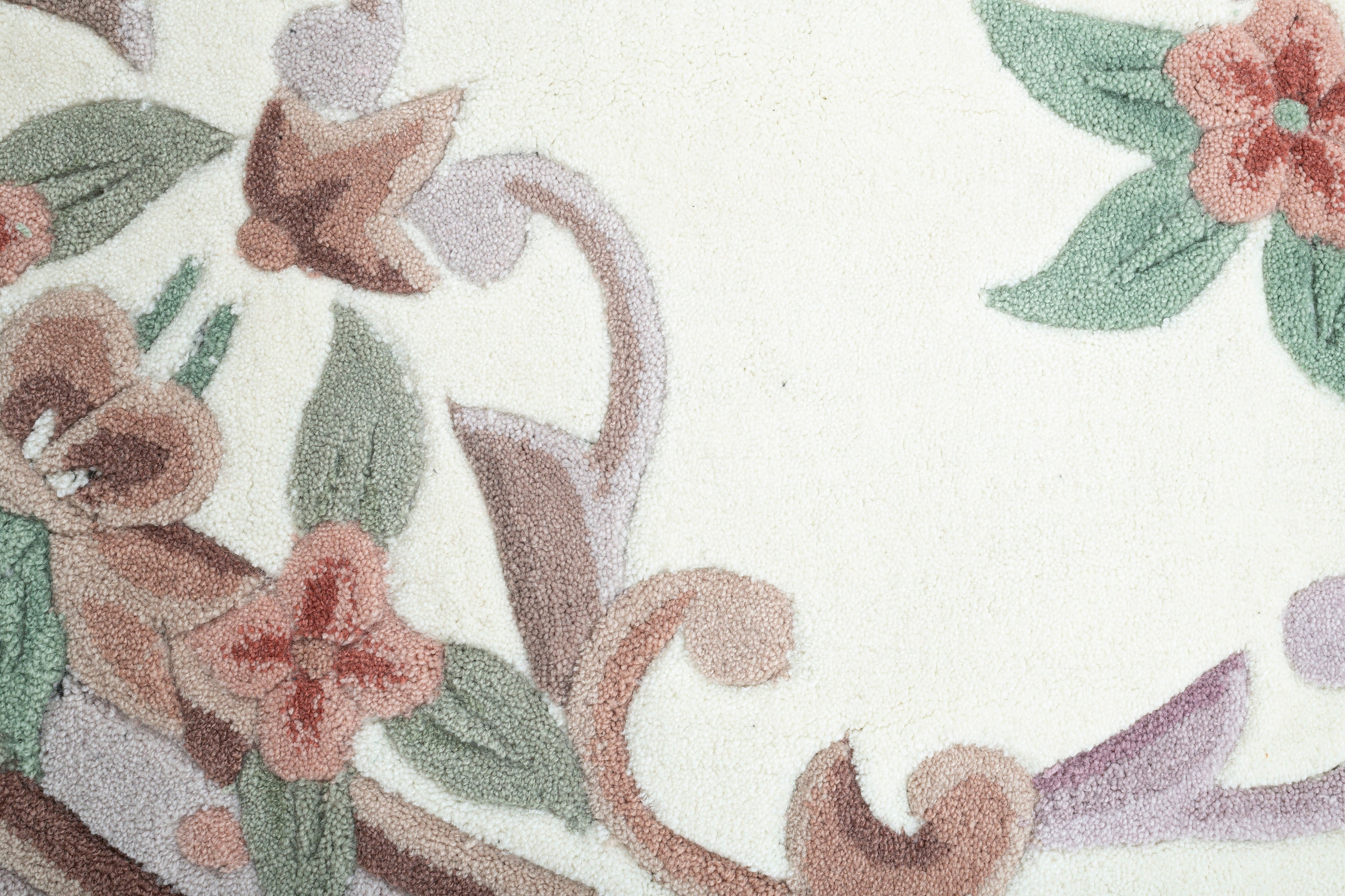 THEKO Teppich »Ming« oval 14 mm Höhe hochwertiges Acrylgarn, ideal im Wohnzimmer & Schlafzimmer