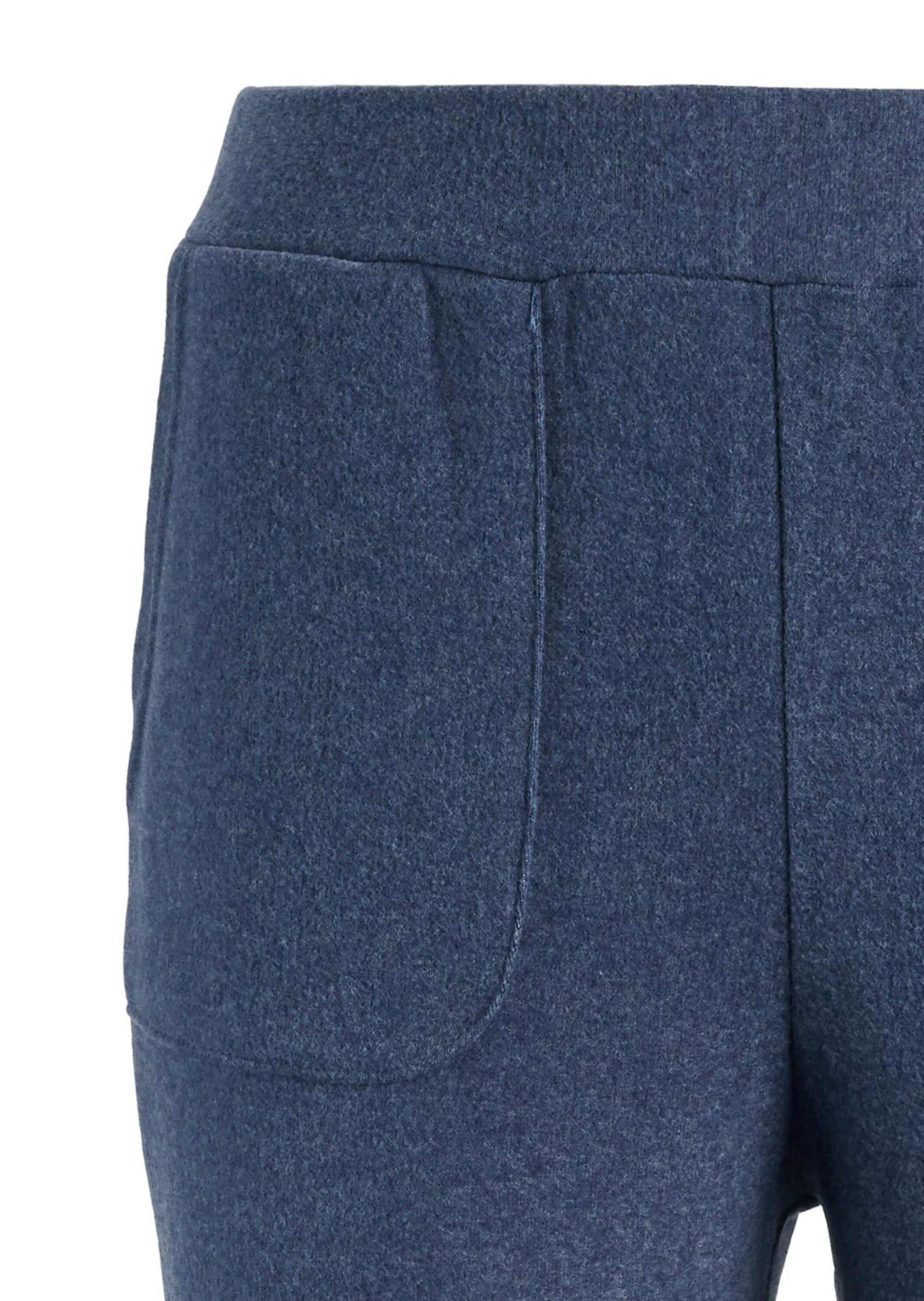 GOLDNER 2-in-1-Hose »Bequeme Flausch-Freizeithose mit Bündchen«