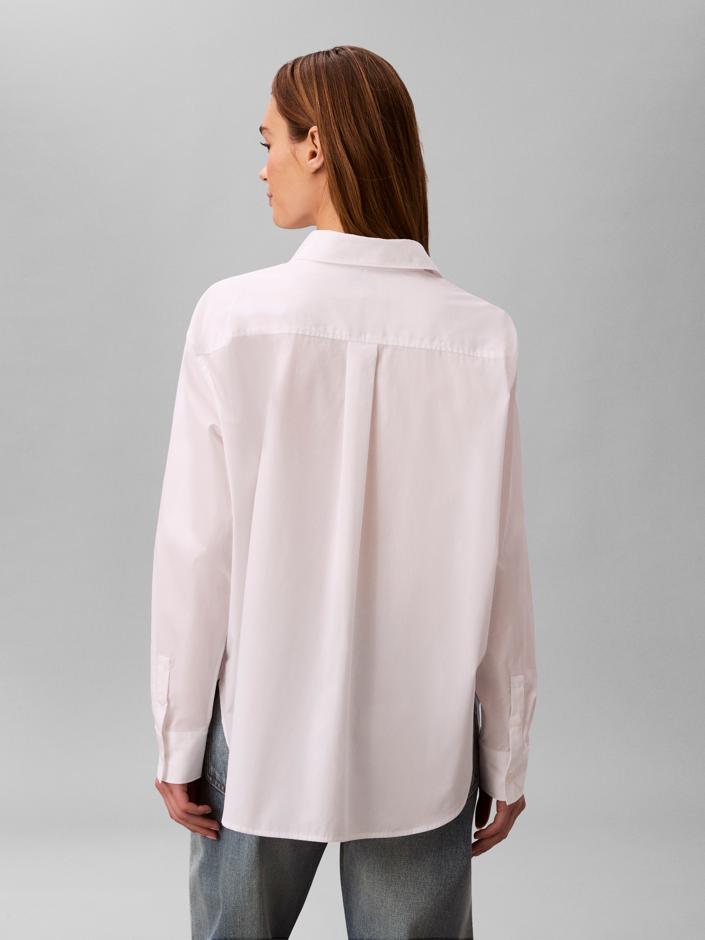 Calvin Klein Jeans Hemdbluse »COTTON POPLIN RELAXED SHIRT« Regular fit mit Brusttasche