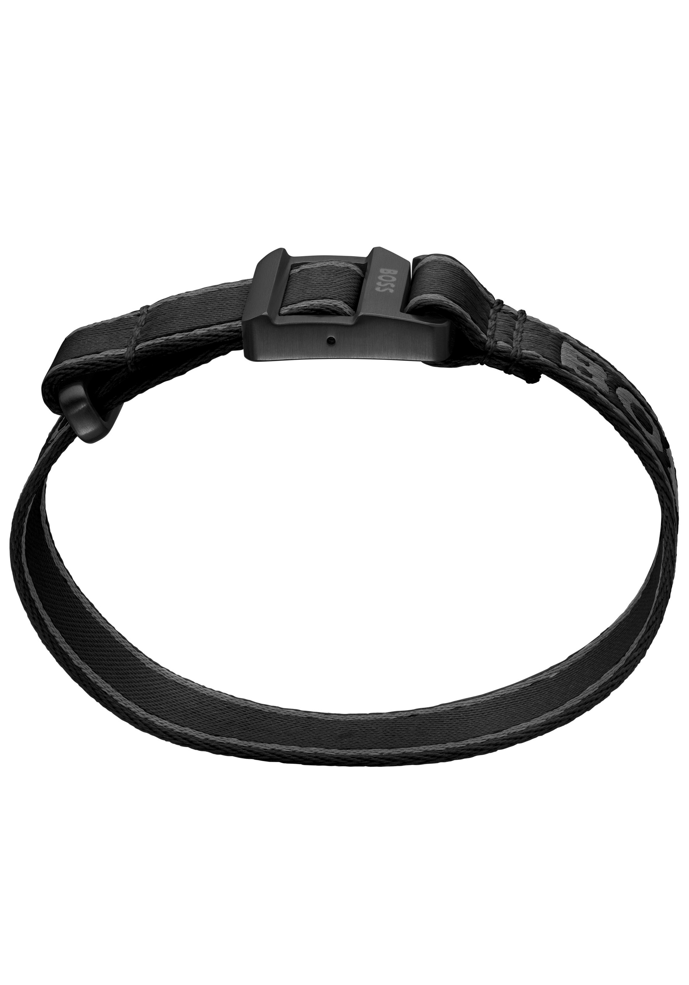 BOSS Armband »Schmuck Edelstahl Armschmuck Nylonarmband COLIN«