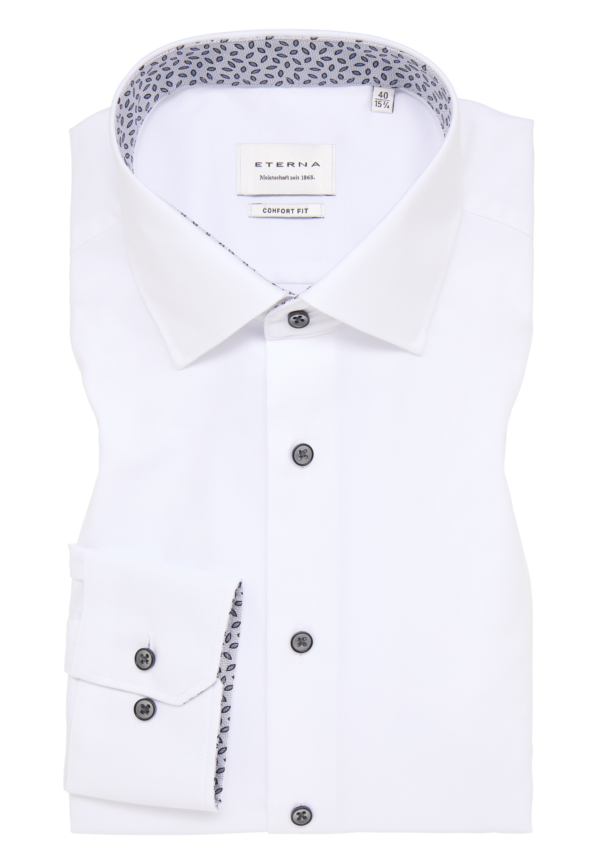 Eterna Langarmhemd »COMFORT FIT«, NON IRON (bügelfrei)