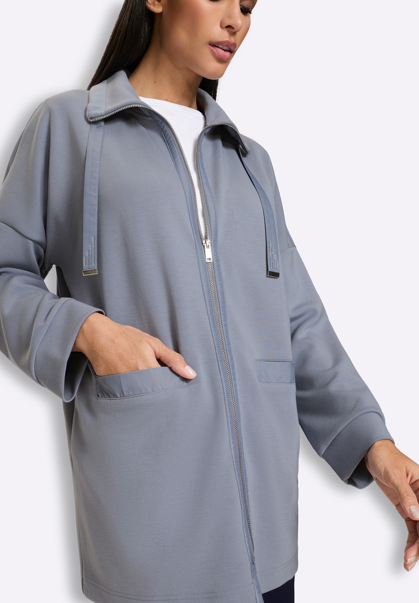 heine Shirtjacke »Sweatshirtjacke Shirtjacke«