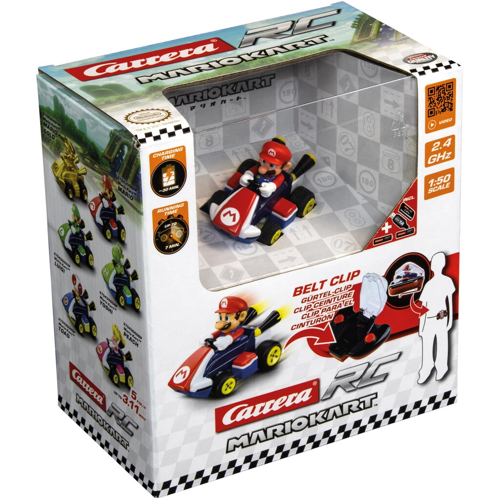 Carrera® RC-Auto »Carrera® RC - 2,4GHz Mario Kart Mini«