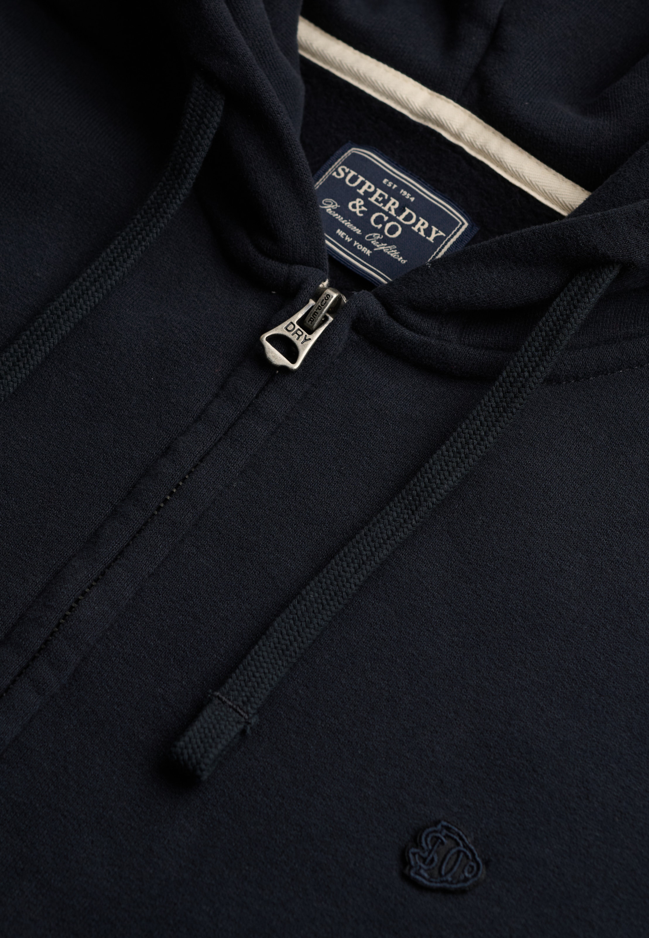 Superdry Kapuzensweatjacke »ESSENTIAL SDCO LOGO ZIPHOOD« Baumwollmischung, regular fit