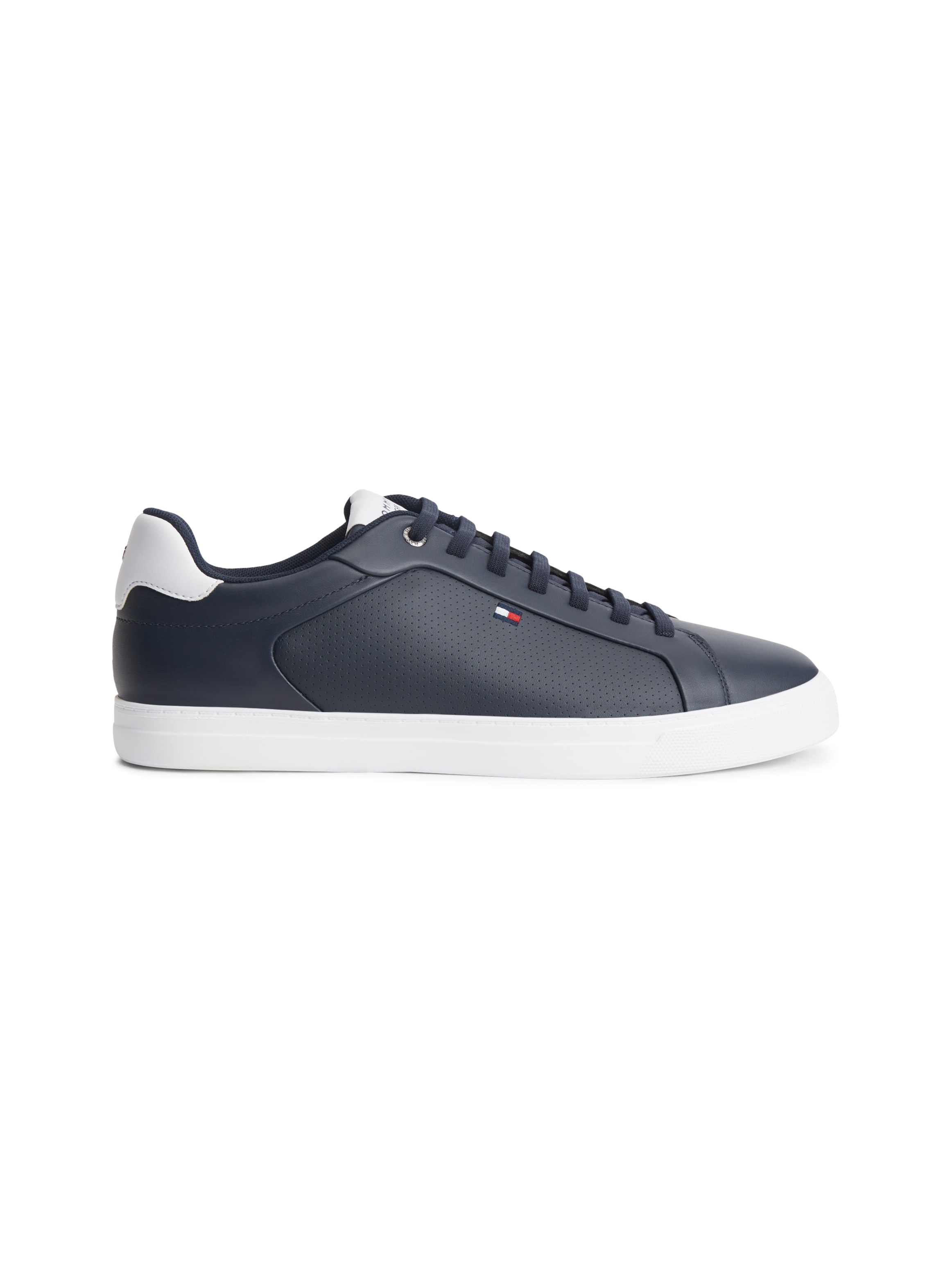 Tommy Hilfiger Sneaker »ICON COURT LIGHT LEATHER«  Freizeitschuh, Halbschuh, Schnürschuh mit dezenten Ziernähten