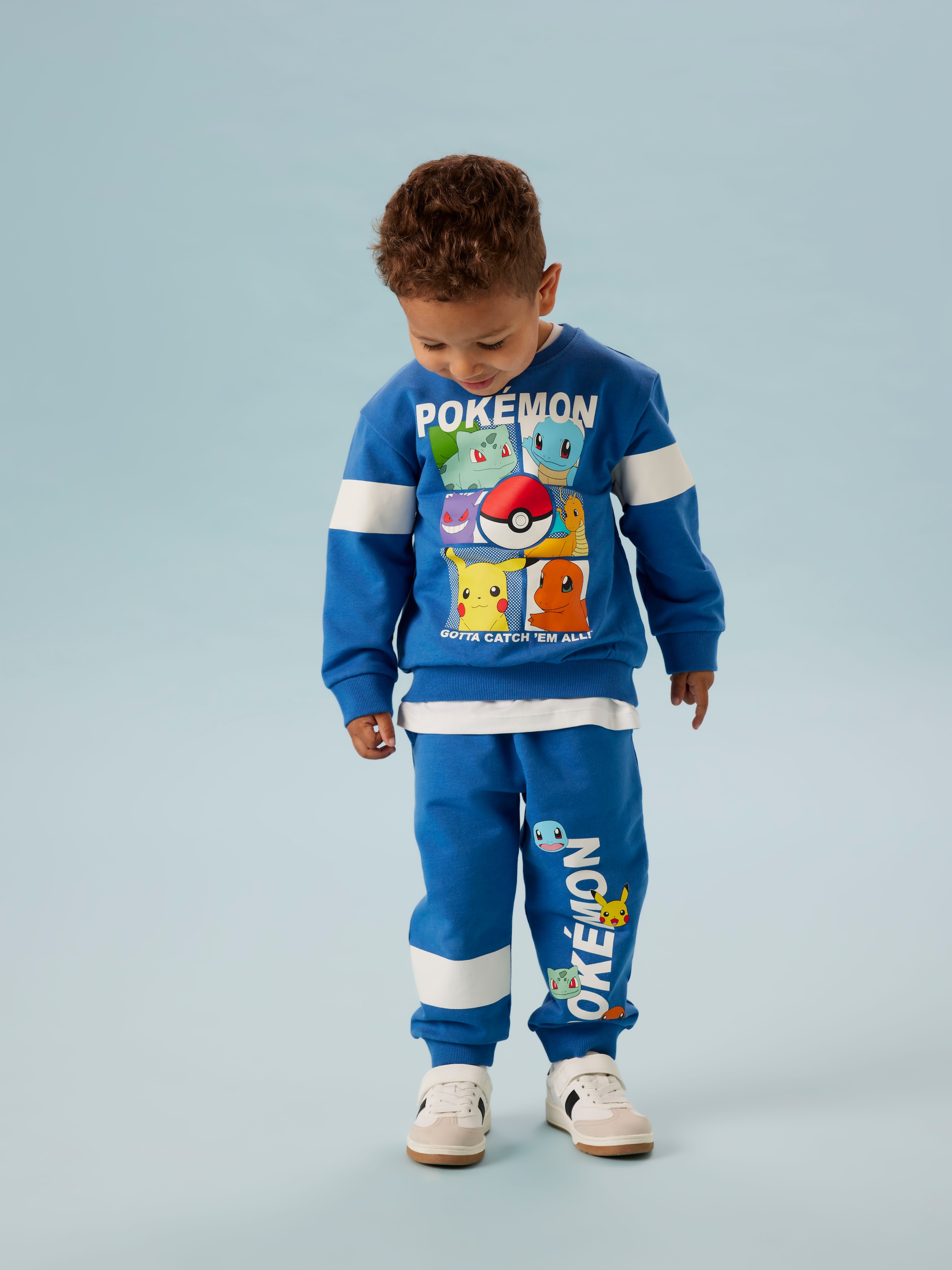Name It Sweatshirt »NMMJUSSY POKEMON NREG SWEAT BRU NOOS SKY«
