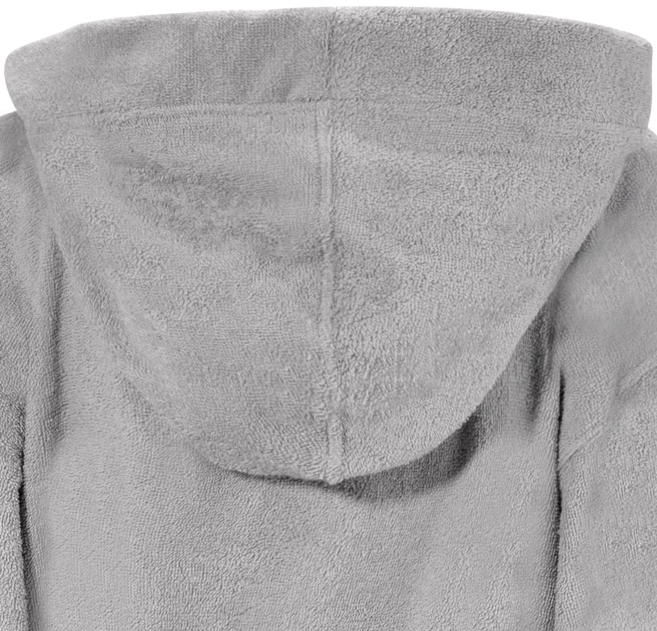 Bruno Banani Unisex-Bademantel »Robby, ideal für Sauna & Spa, Hotelbademantel, Morgenmantel«, (1 St.), Damen & Herren Bademäntel, Baumwolle, mit Taschen, Reise, Sauna, S-3XL