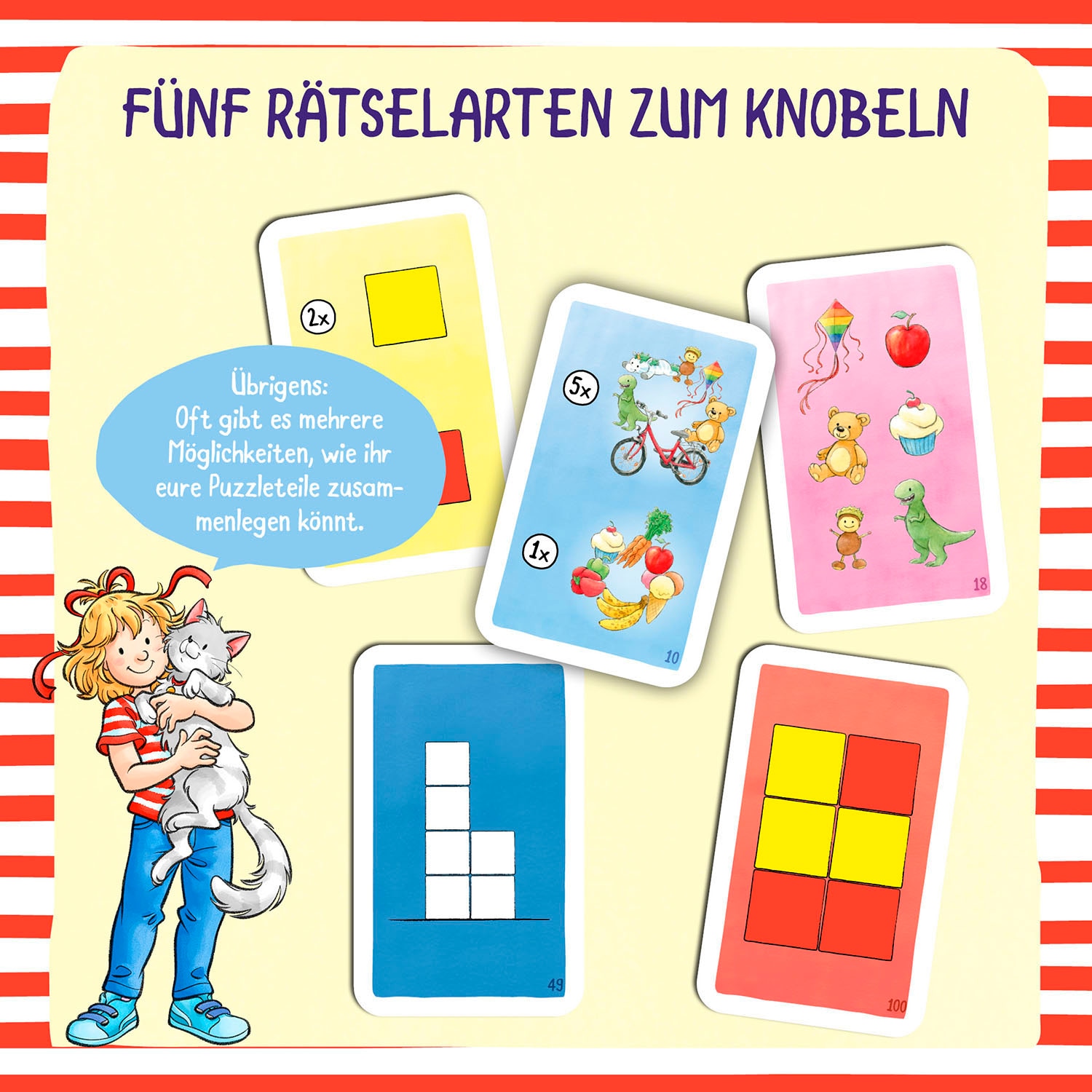 Kosmos Spiel »Meine Freundin Conni - Kunterbunter Knobelspaß«, Made in Germany