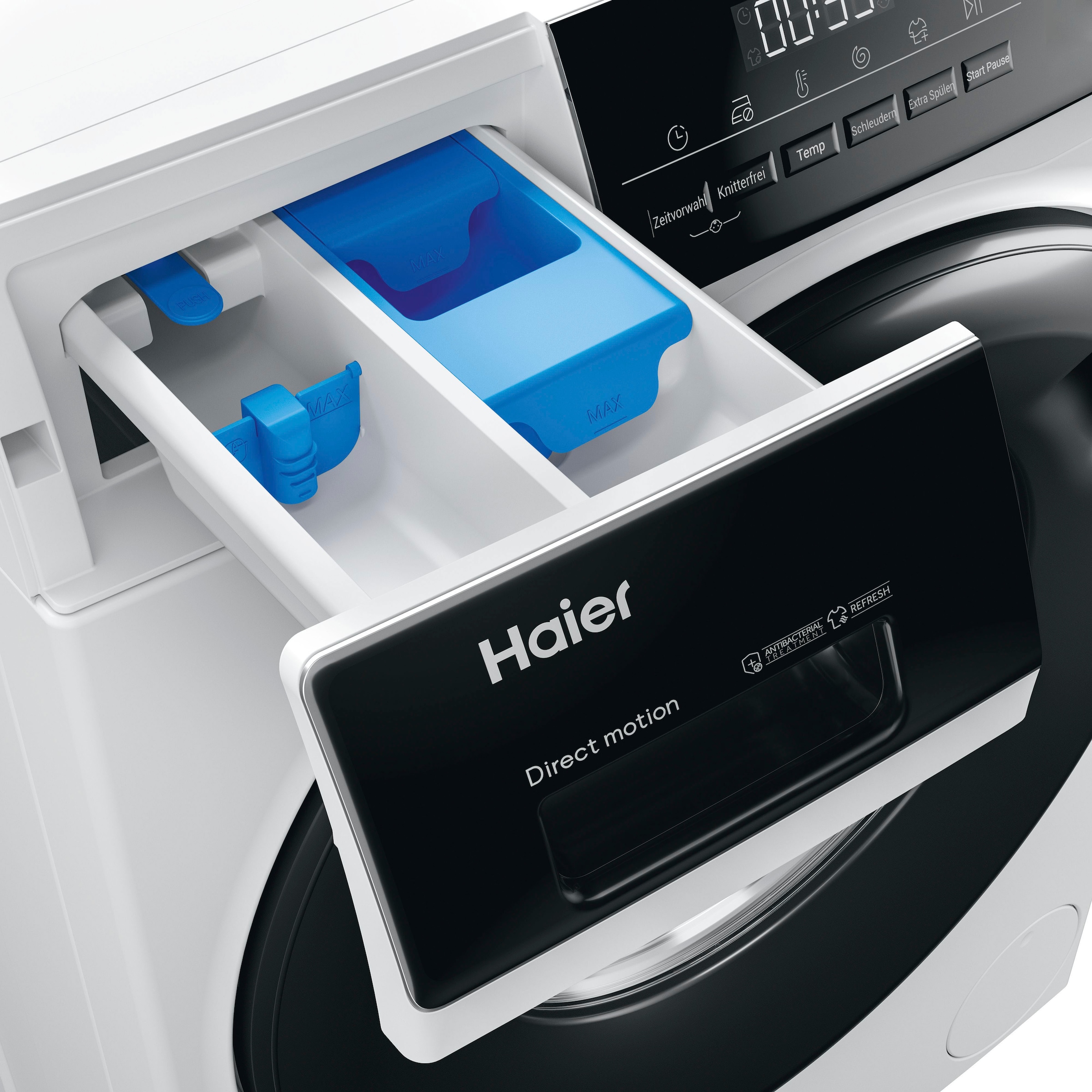 Haier Waschmaschine »HW90-B14939«, 9 kg, 1400 U/min, 9 kg, 1400 U/min, Flüsterleiser Motor, Antibakterielle Technologie
