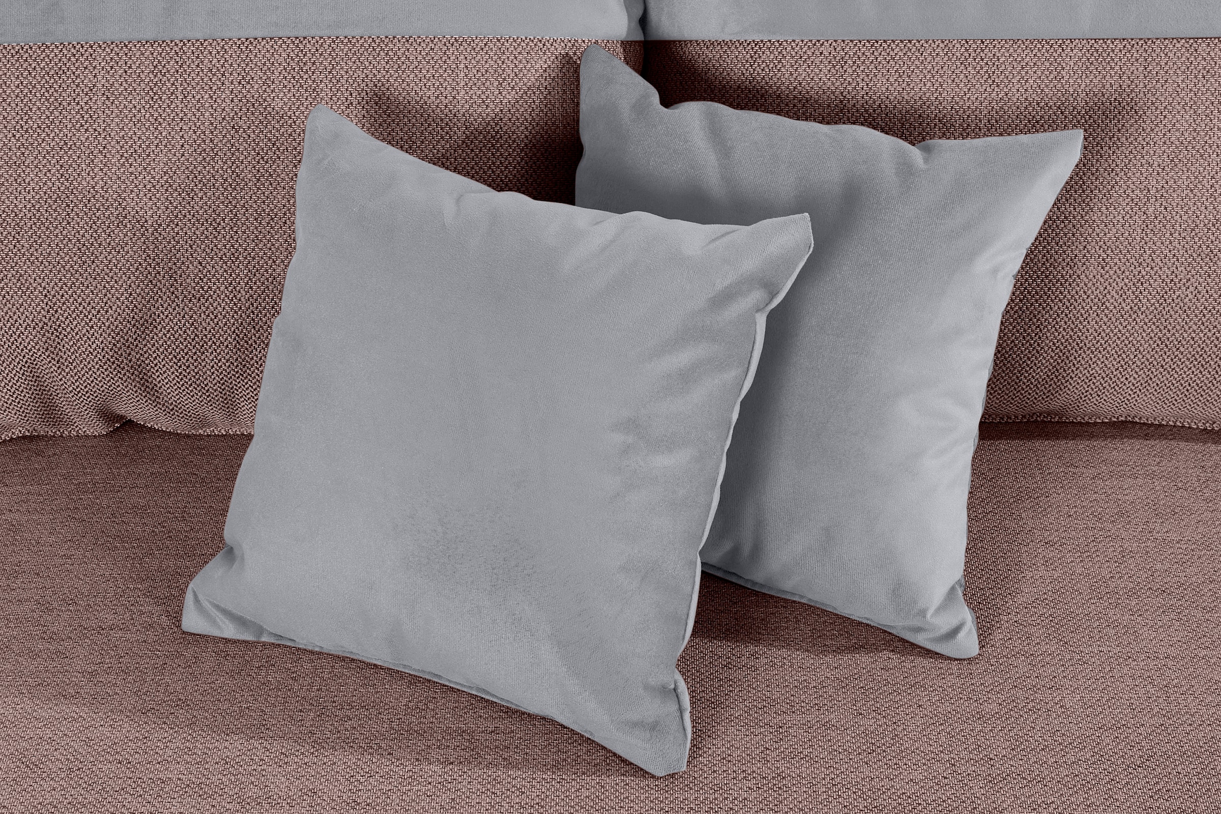 COLLECTION AB Wohnlandschaft »Antalya U-Form«, mit Bettkasten und Bettfunktion, 2 Zierkissen inklusive