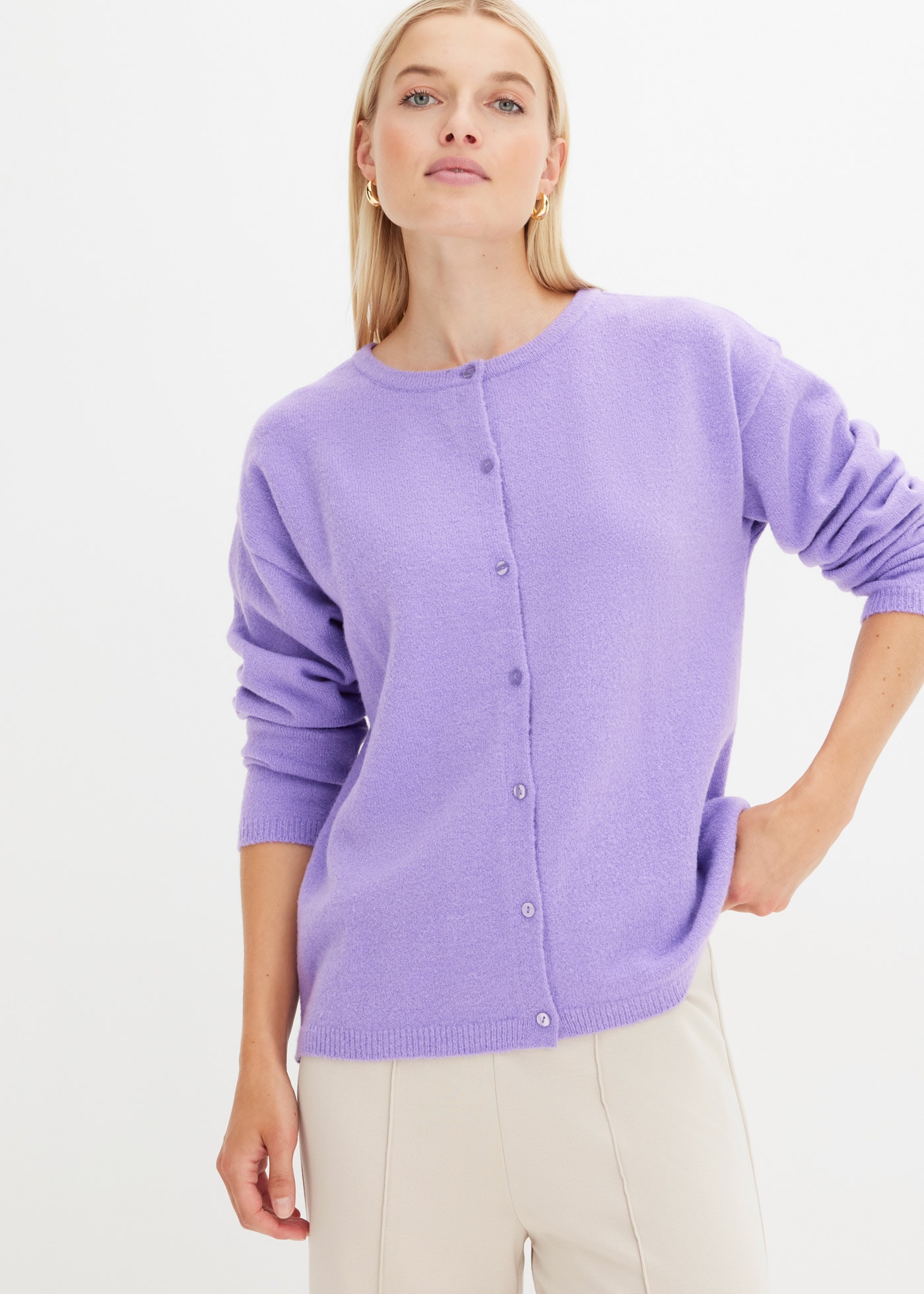 bonprix Strickjacke »Feinstrickjacke« Feinstrickjacke