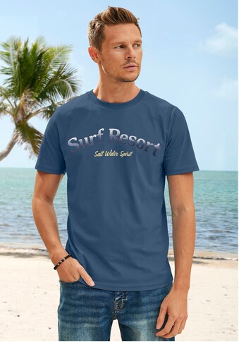 Beachtime T-Shirt, Druck vorn mit Farbverlauf kaufen