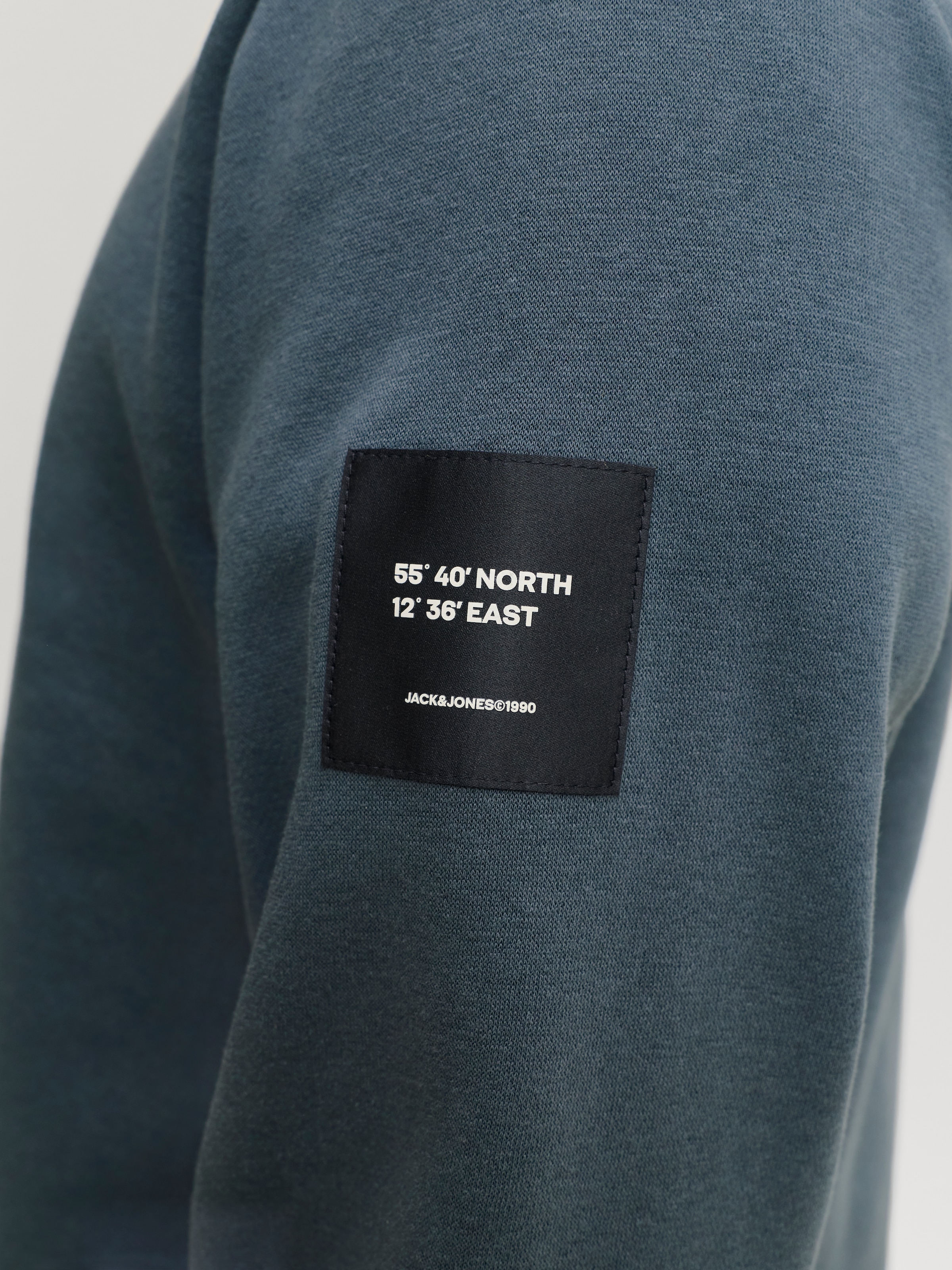 Jack & Jones Sweatshirt »JJCLEVELAND SWEAT CREW NECK«, Materialmix, regular fit
