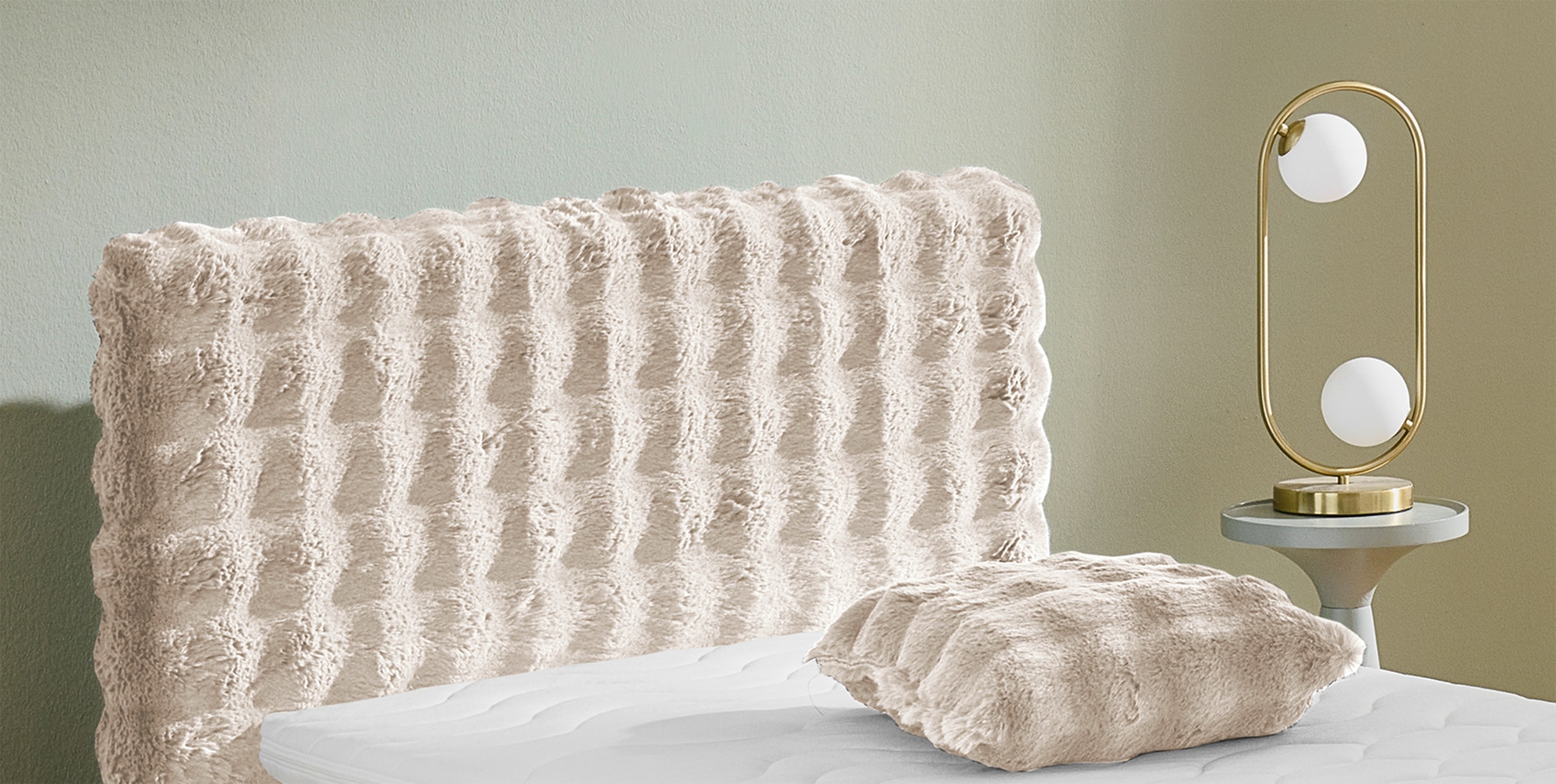 Westfalia Schlafkomfort Boxbett »Sendai« Fellimitat HIGHLIGHT, wahlweise Matratzen in H2,H3,H4