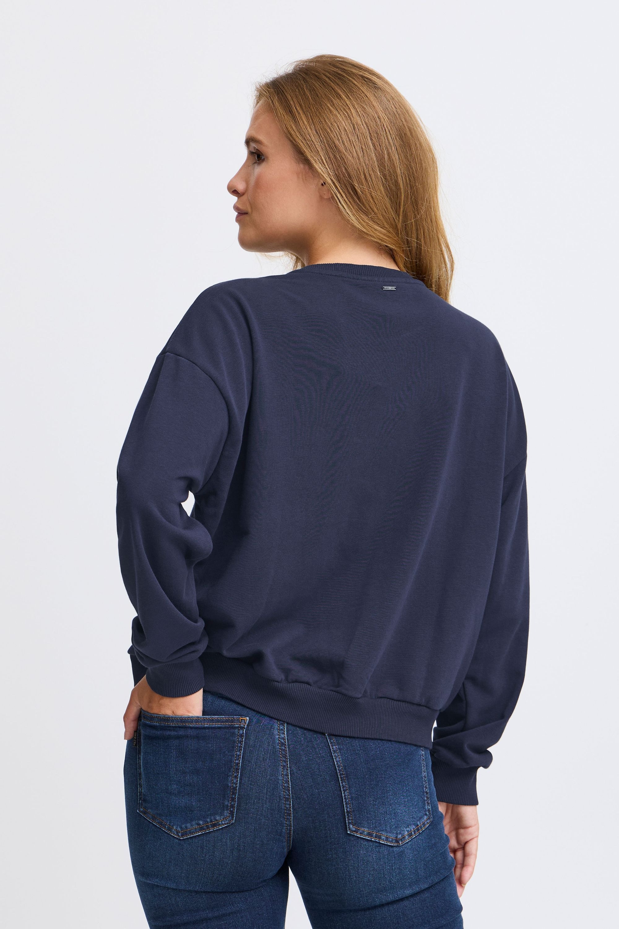 Pulz Jeans Sweatshirt »Rundhalspullover PZTABITA Logo Sweatshirt«