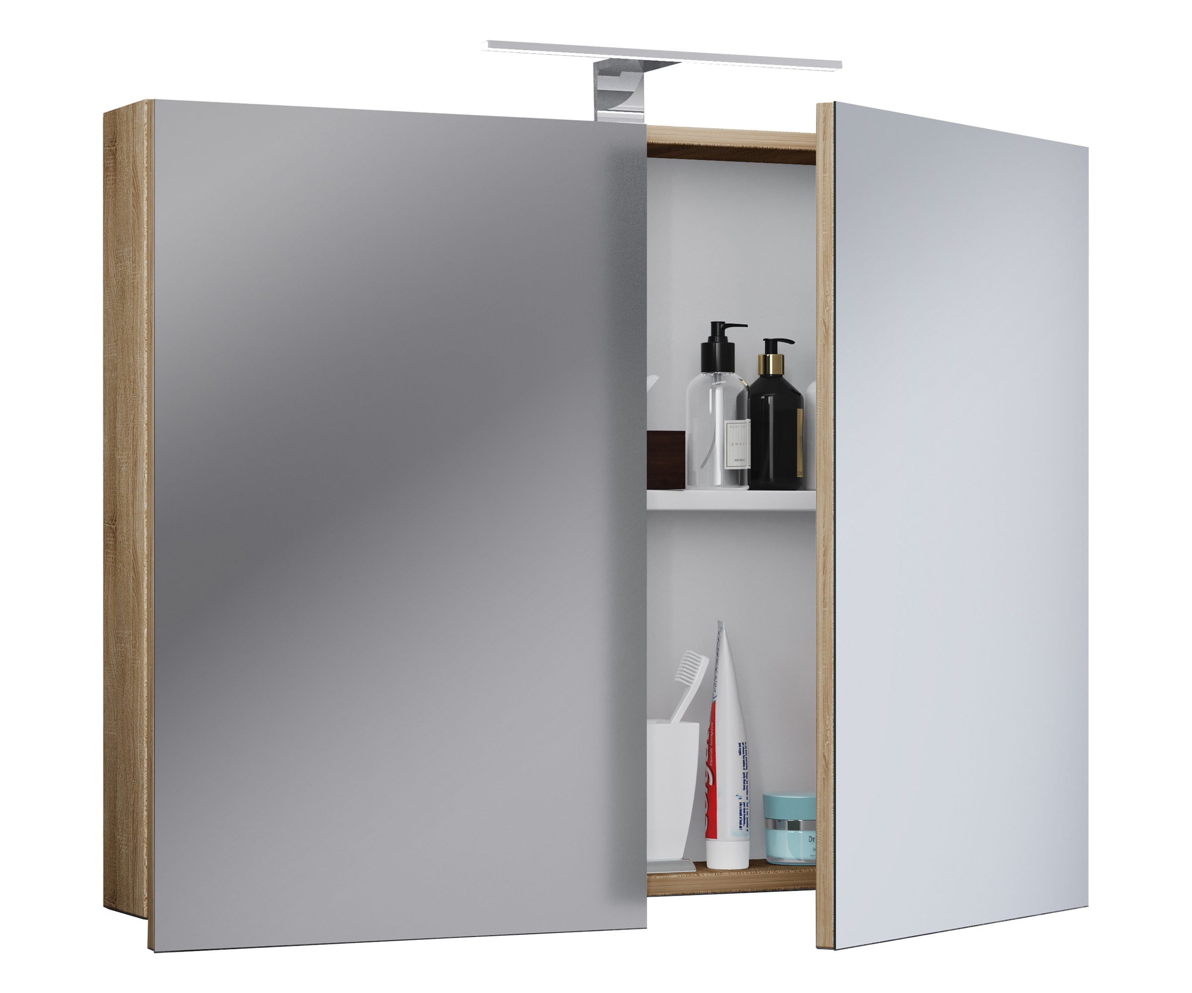 VCM Badspiegel »Spiegelschrank Spiegel Badezimmer Badinos 59x60 cm«