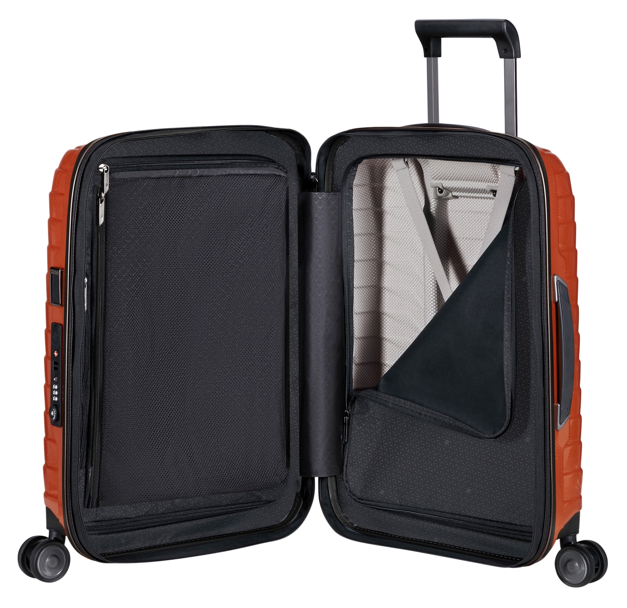 Samsonite Hartschalen-Trolley »PROXIS, verschiedene Größen und Farben«, 4 Rollen, Trolley Reisegepäck Hartschalenkoffer Reisekoffer TSA-Zahlenschloss