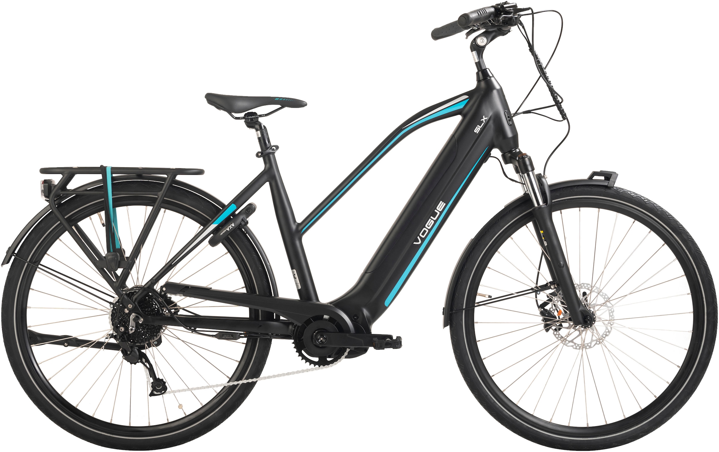 E-Bike »SLX«, 9 Gang, Shimano, Alivio, Mittelmotor 250 W, Pedelec, Elektrofahrrad für...