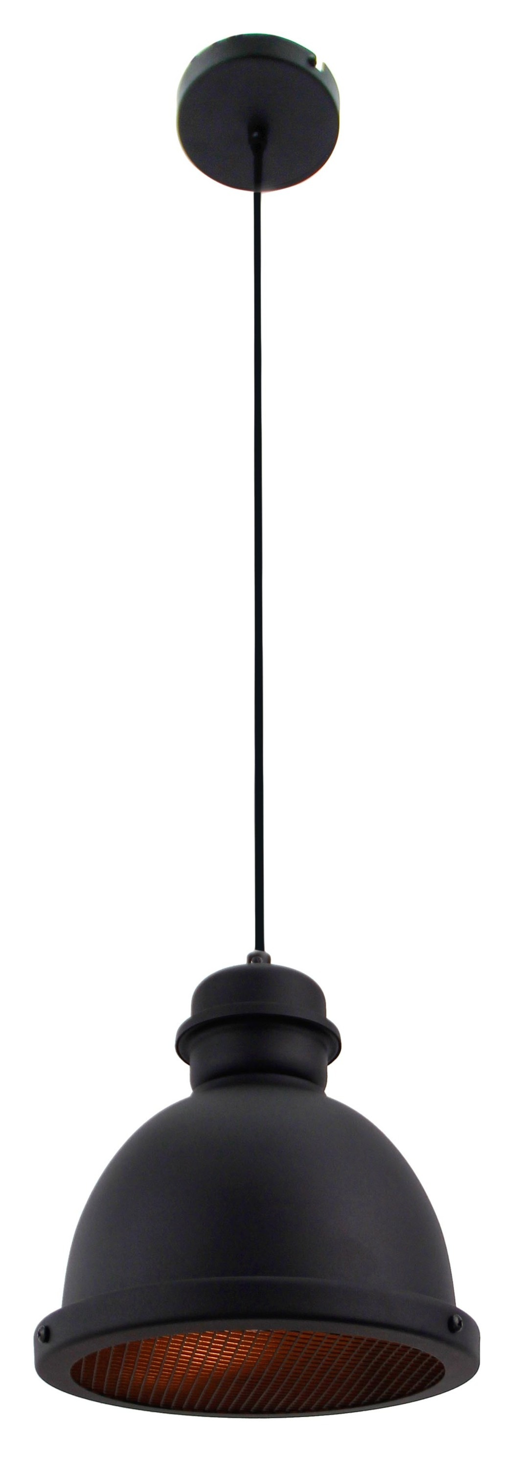Brilliant Leuchten Deckenleuchten, E27, Kiki Pendelleuchte 21cm schwarz korund