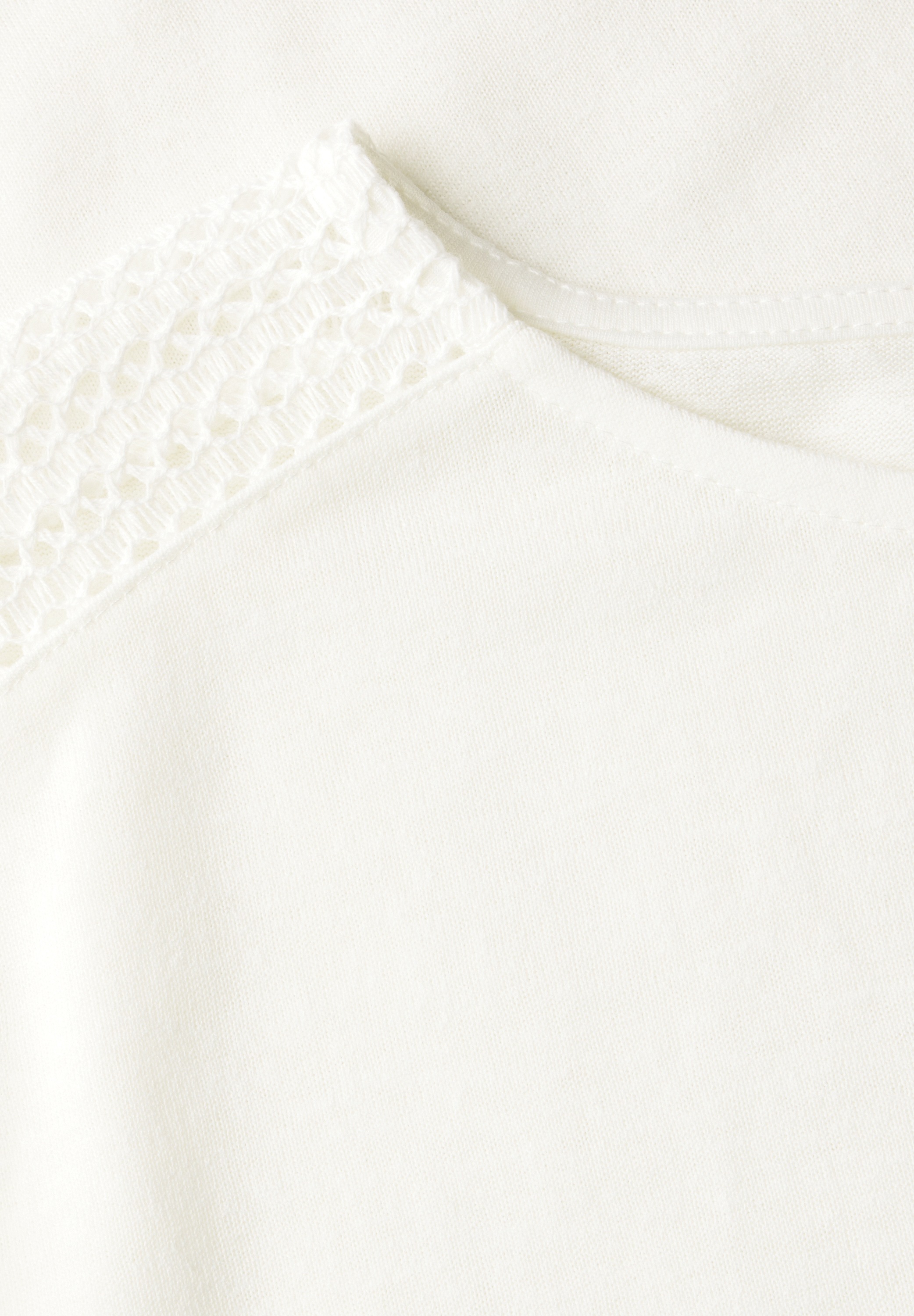 STREET ONE T-Shirt, mit Spitzendetail