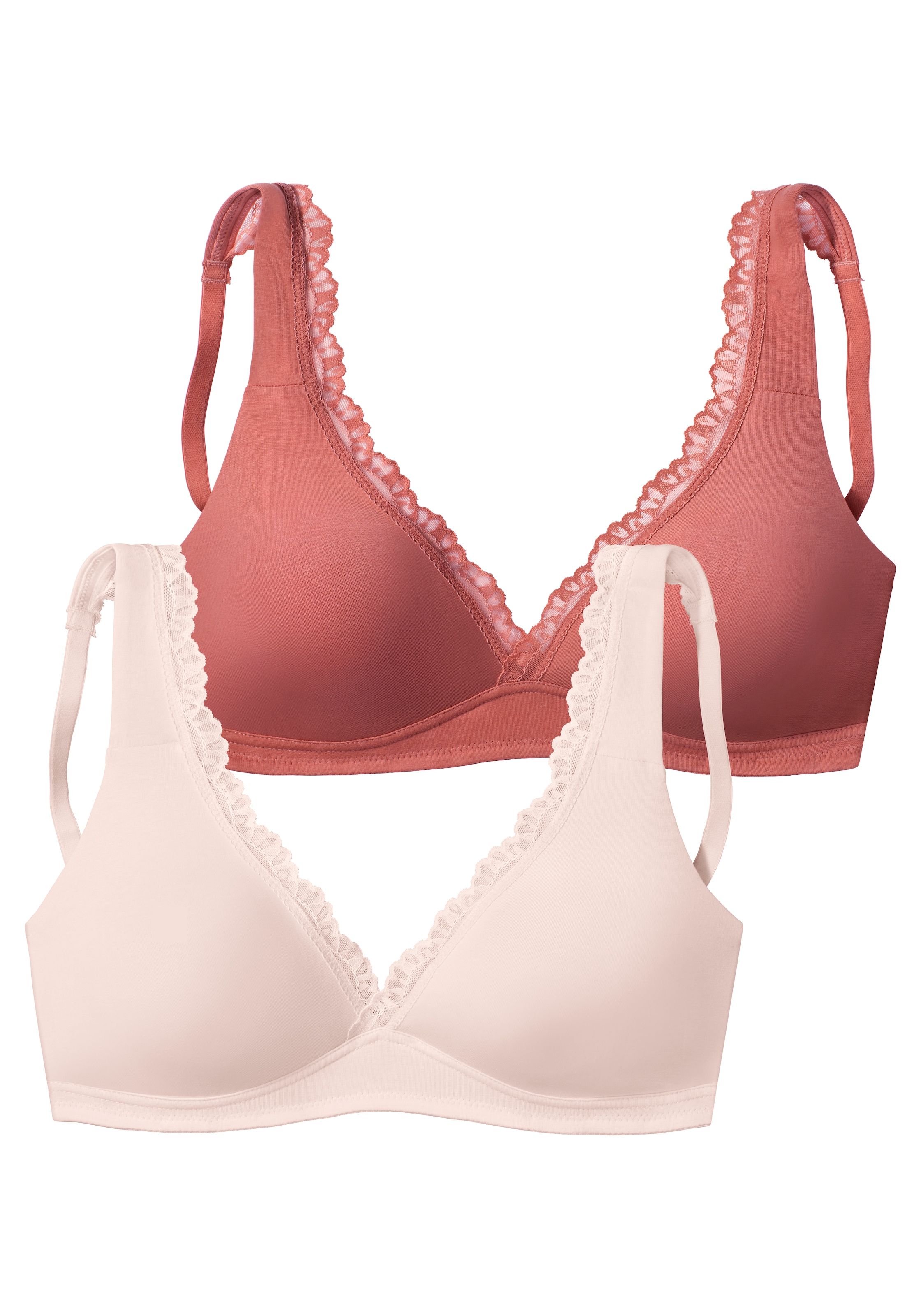 petite fleur Soft-BH ohne Bügel aus weicher Baumwollmischung, Bralette-BH