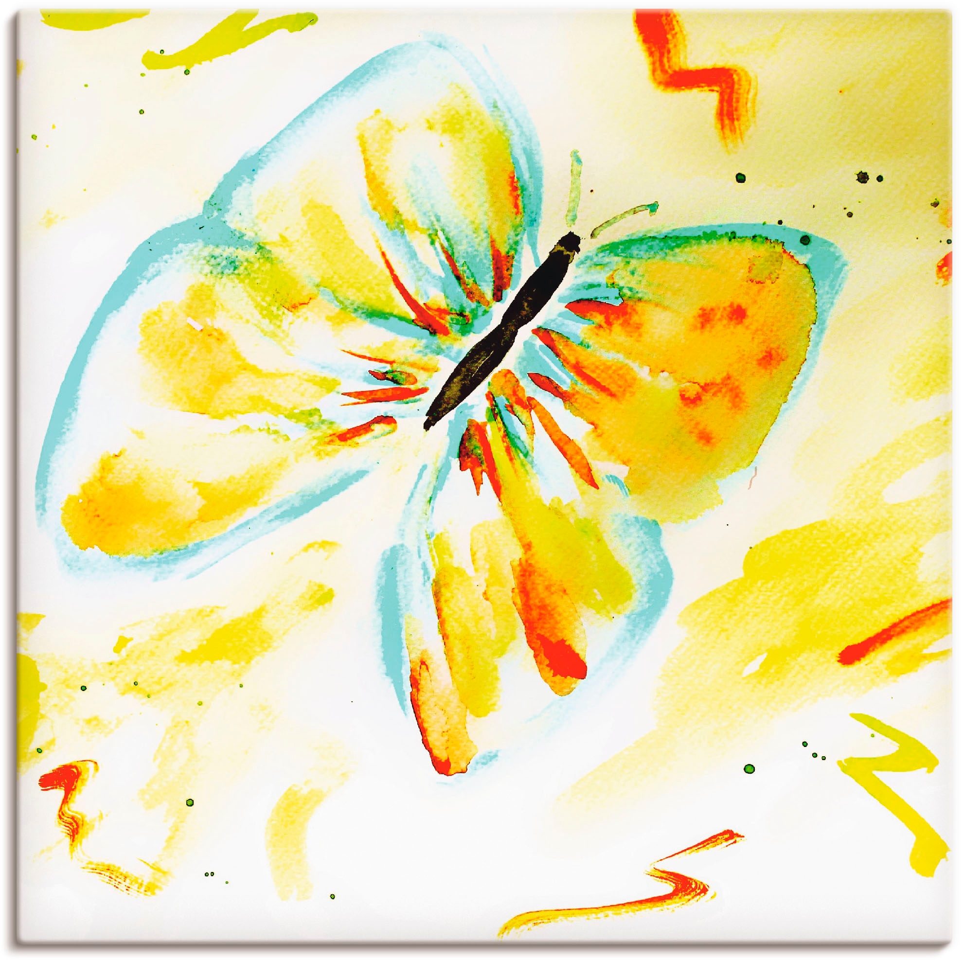 Artland Wandbild »Schmetterling«, Insekten, (1 St.), als Leinwandbild,  Poster in verschied. Größen bestellen im OTTO Online Shop
