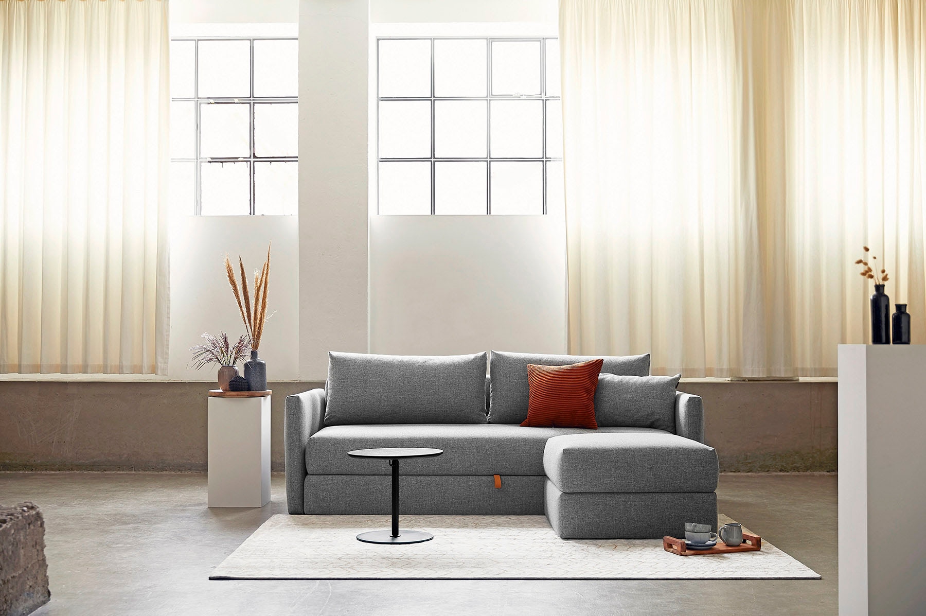 INNOVATION LIVING ™ Stauraumhocker »CORNILA«, Hocker mit Stauraum, Fußablage, zusätzlicher Sitzplatz