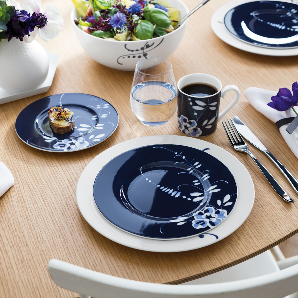 Villeroy & Boch Brotteller »Brotteller Vieux Luxembourg Brindille ø 17,8 cm 6er Set blau«