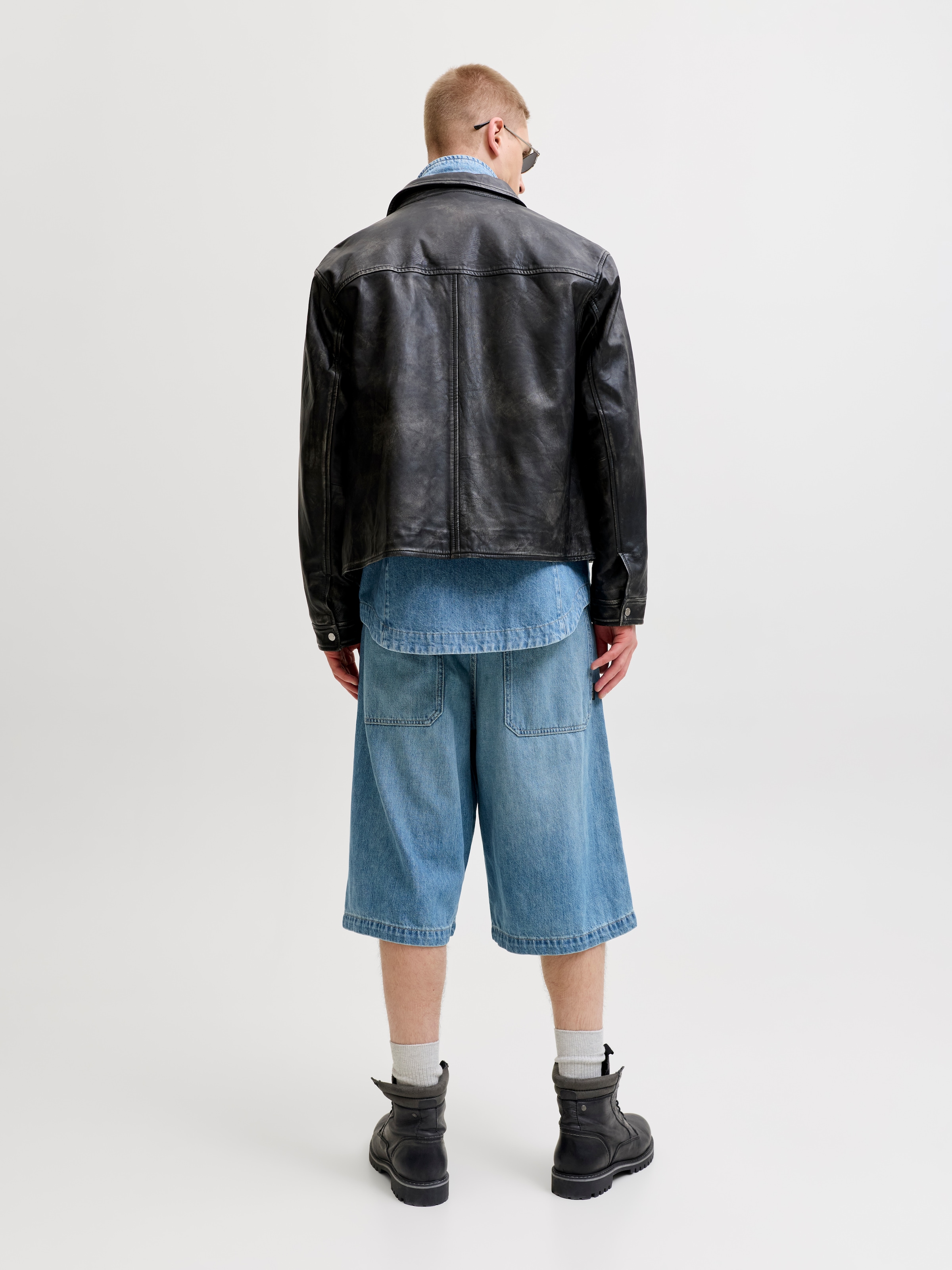 Jack & Jones Jeansbermudas »JJIBILLY JJLUCA JORTS AKM 793 LN« Baumwolle