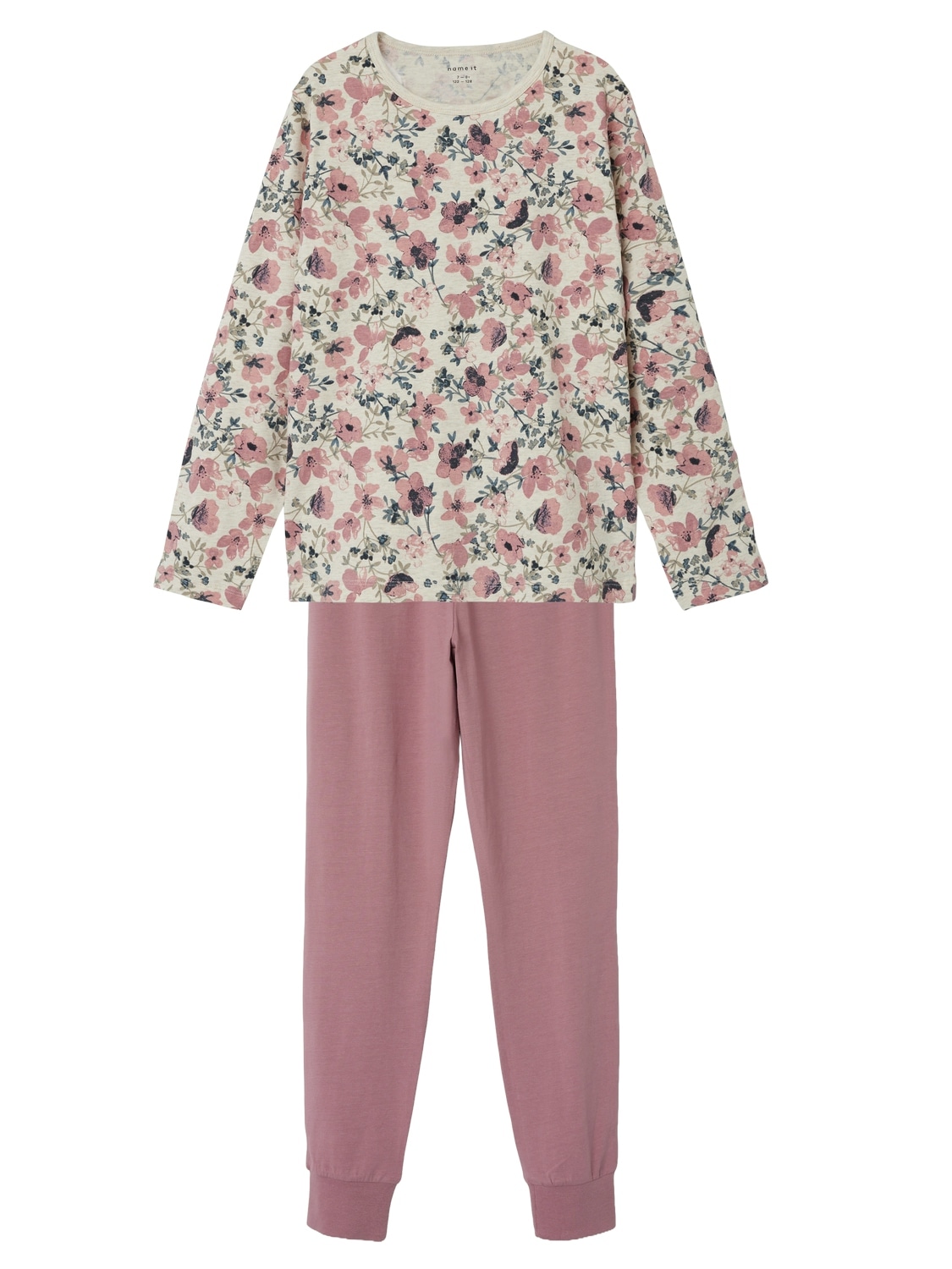 Pyjama »NKFNIGHTSET NOSTALGIA FLOWER NOOS«, (Set, 2 tlg.)