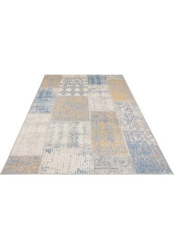 NORTHRUGS Teppich »Symi«, rechteckig, 8 mm Höhe, In/-Outdoor geeignet, Patchwork... kaufen