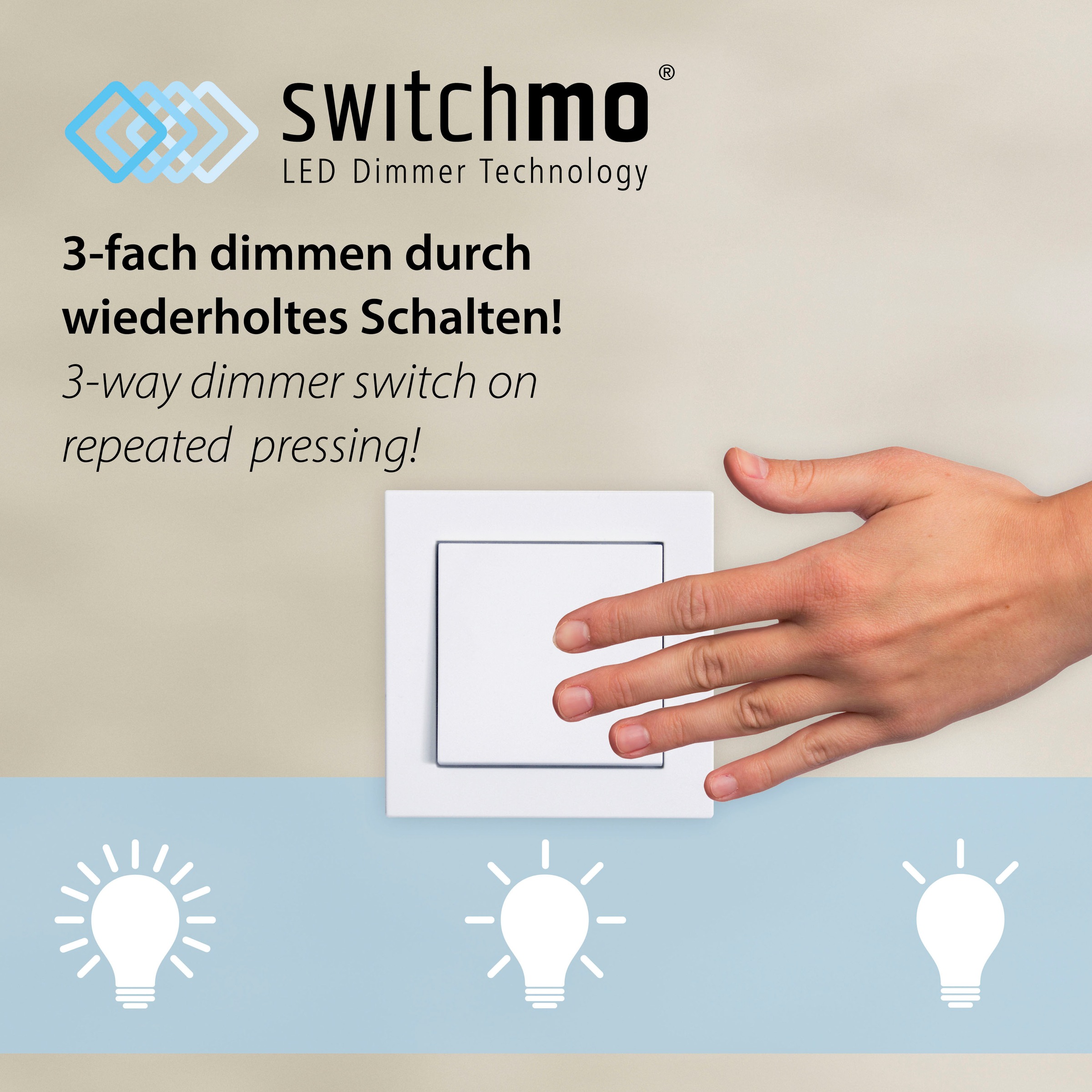 JUST LIGHT LED Deckenleuchte »DOMINO«, 1 flammig, Leuchtmittel LED-Board | LED fest integriert