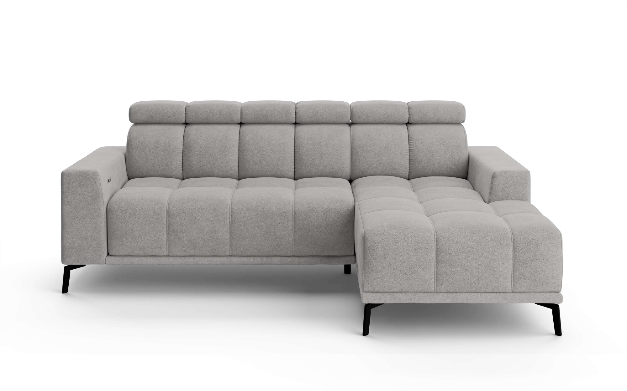 INOSIGN Ecksofa »CAZIE, Designsofa, L-Form, trendige Bubble-Optik,«, L-Form mit Wellenunterfederung, Recamiere rechts/links bestellbar
