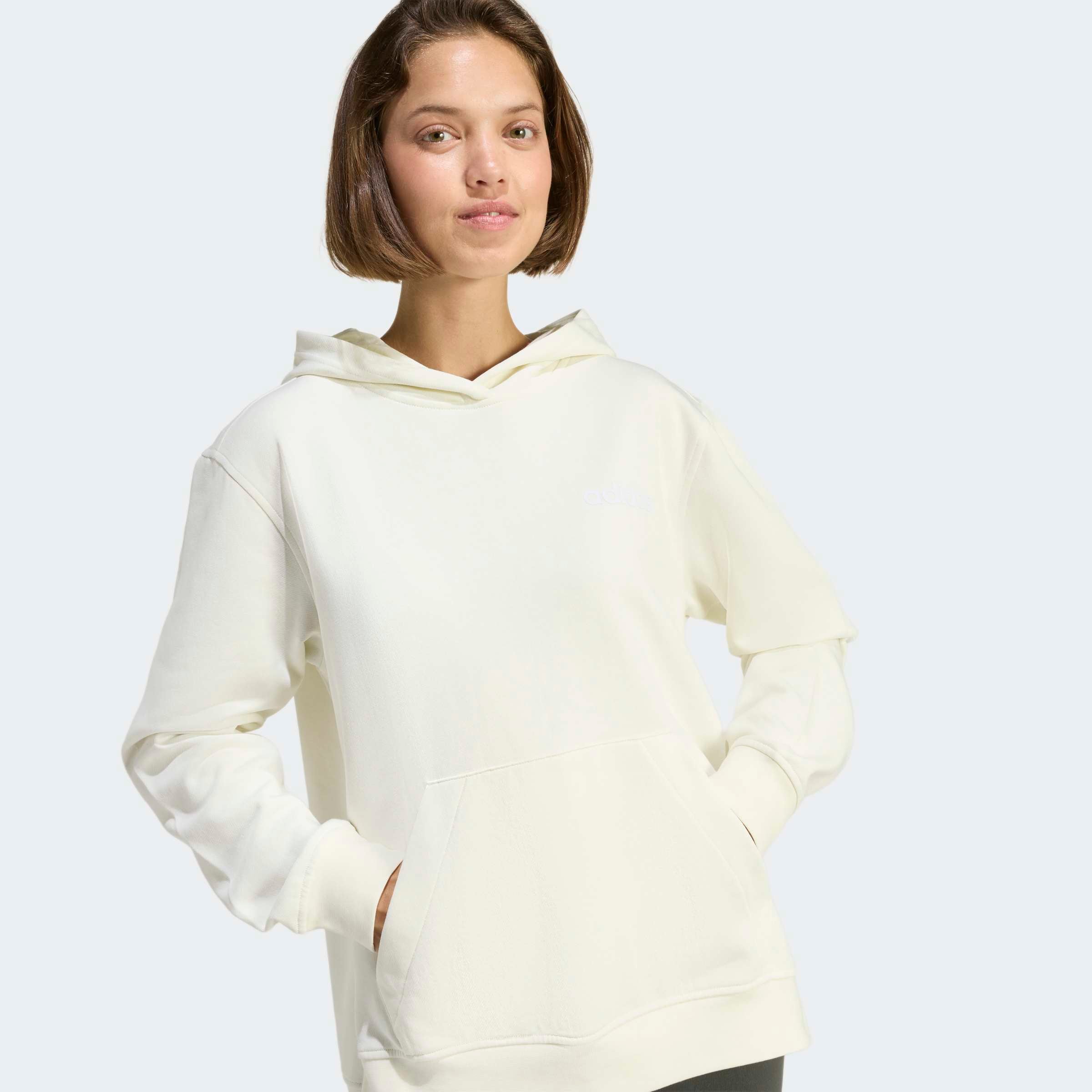 adidas Sportswear Trainingsanzug »W LEISURE TS« 2 zweiteiliges Set, für Erwachsene, aus Baumwolle