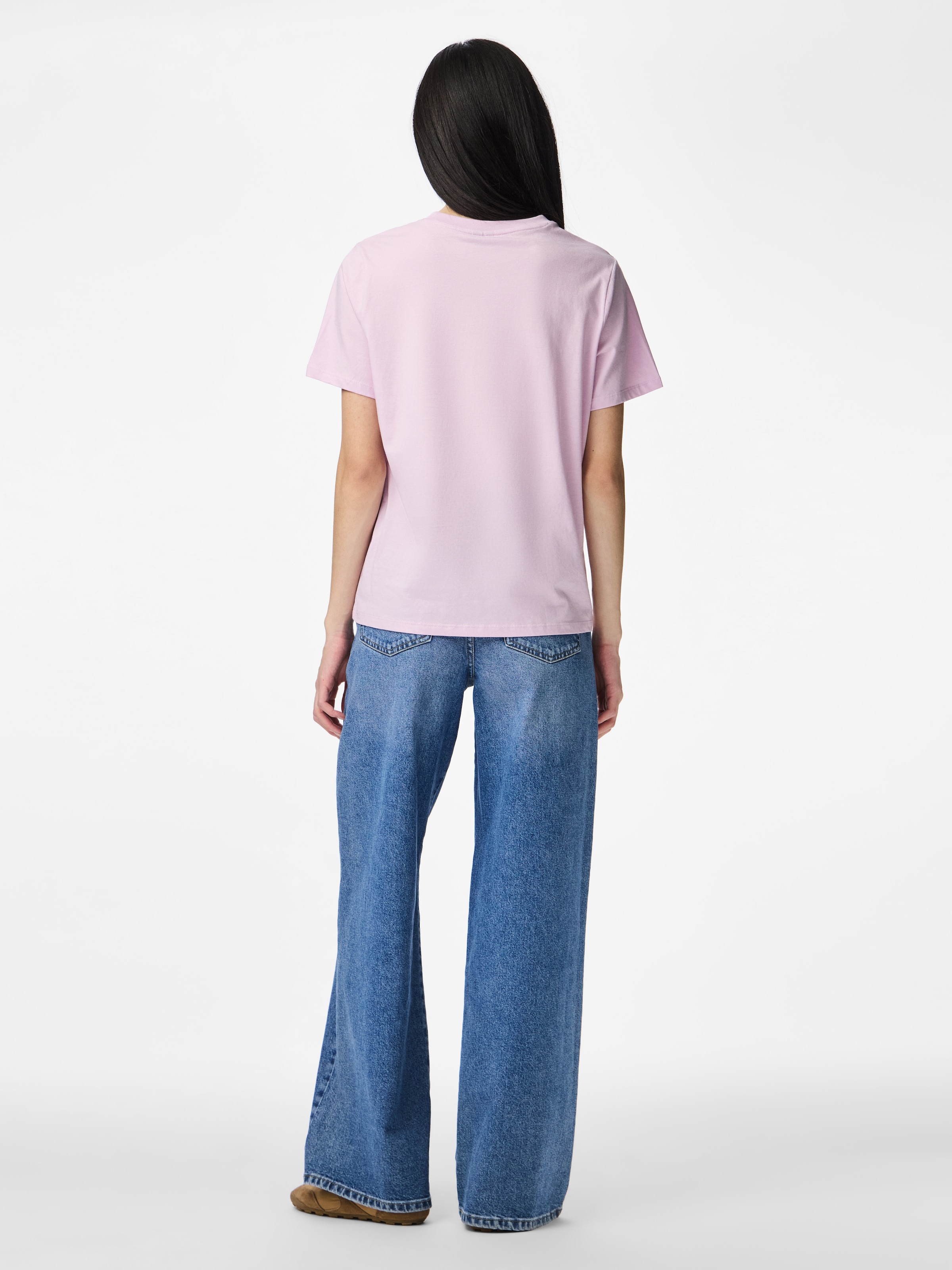 pieces Rundhalsshirt »PCRIA SS SOLID TEE NOOS BC«