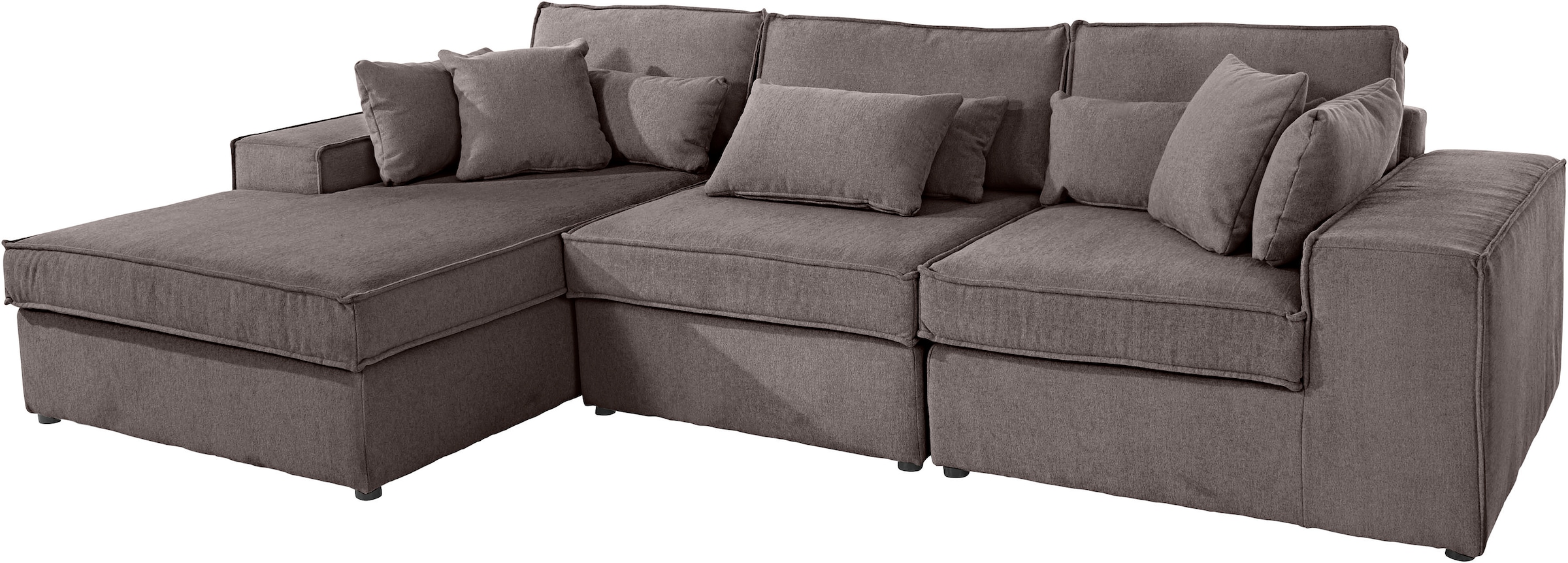 RAUM.ID Ecksofa »Florid L-Form«, 3 Teile, bestehend aus Modulen, viele Bezugsqualitäten, auch in Cord