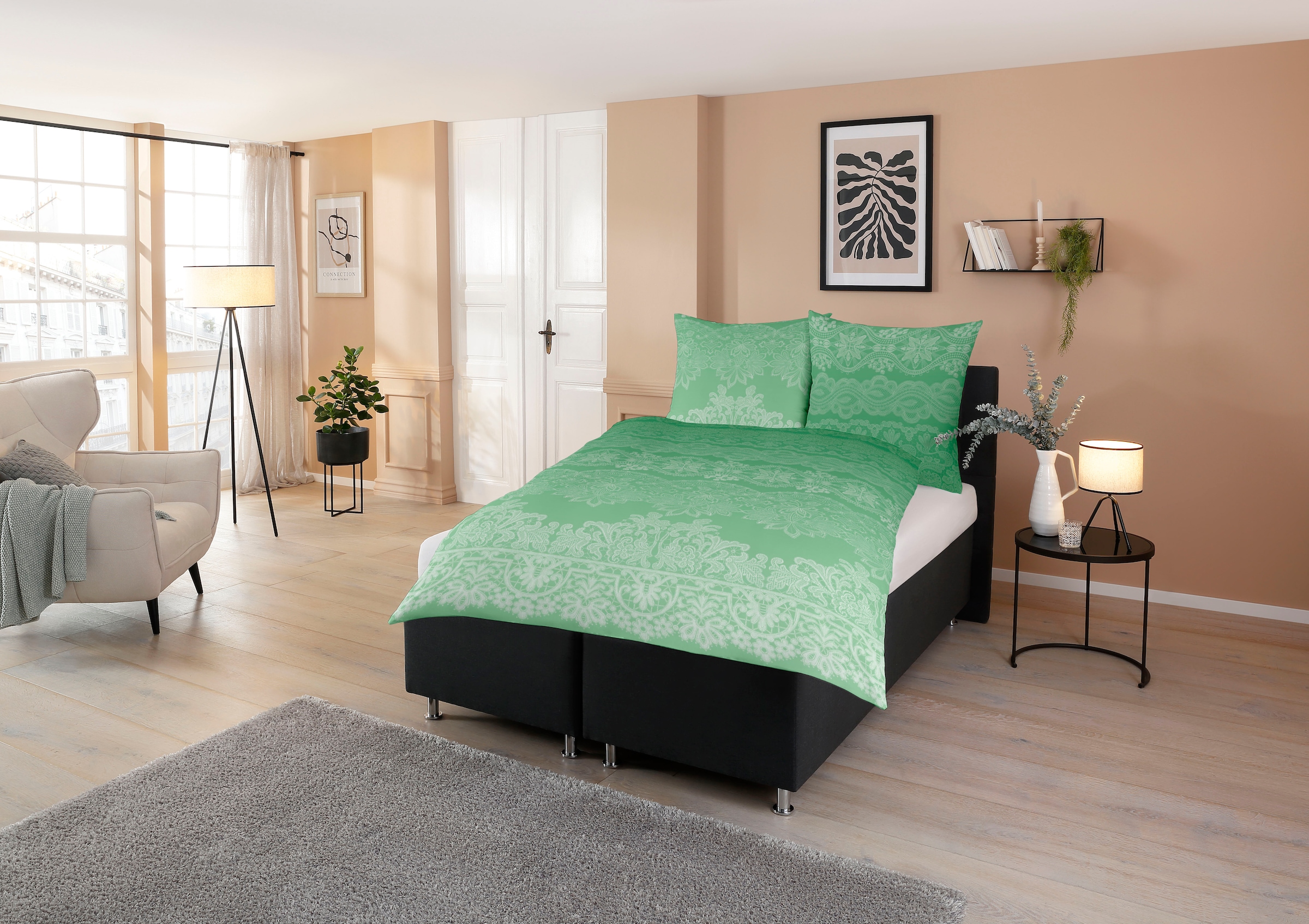 CASATEX Bettwäsche »Demir«, schlichte, elegante, Bettwäsche