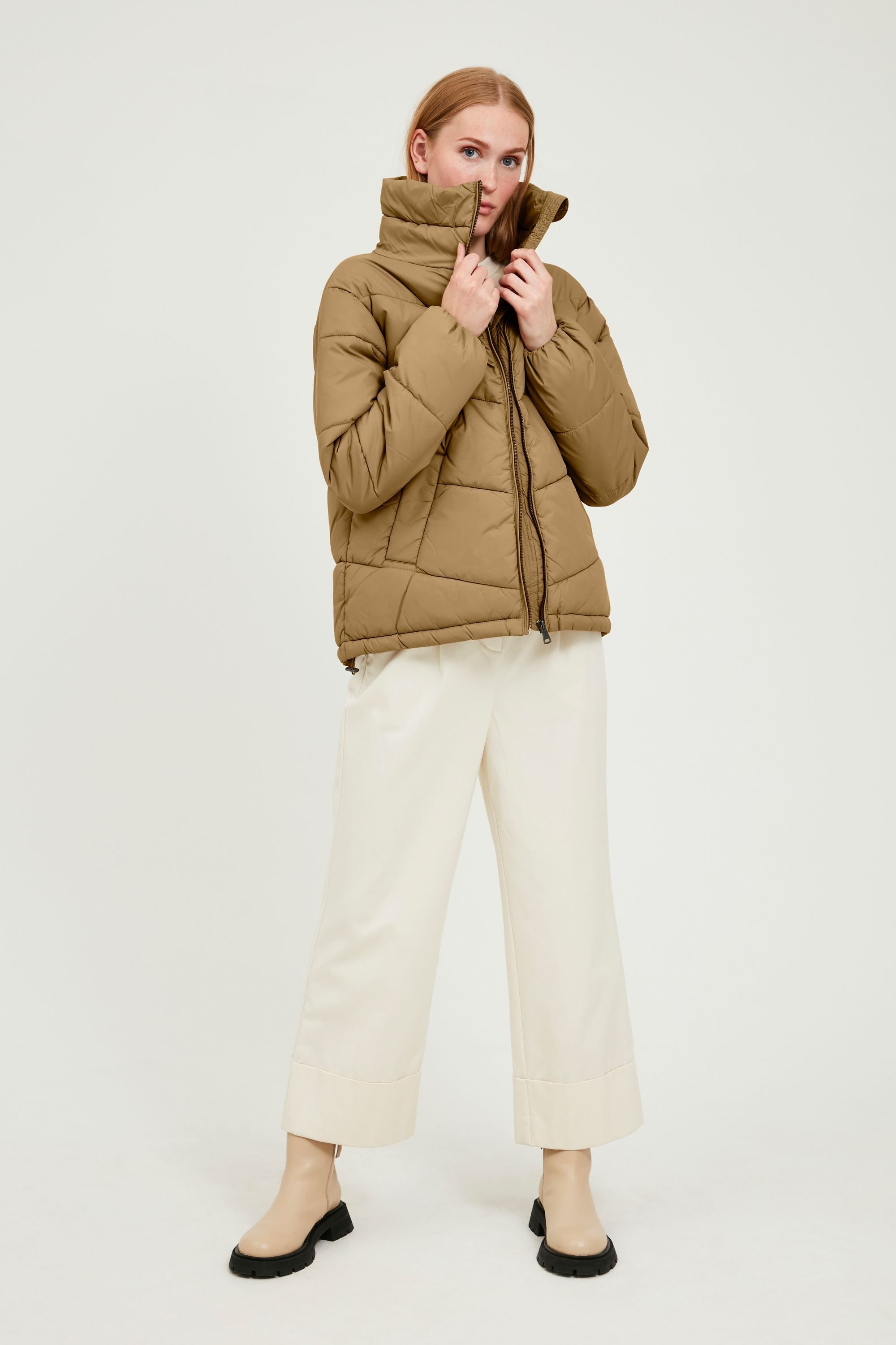 b.young Steppjacke »Steppjacke BYBomina«, ohne Kapuze