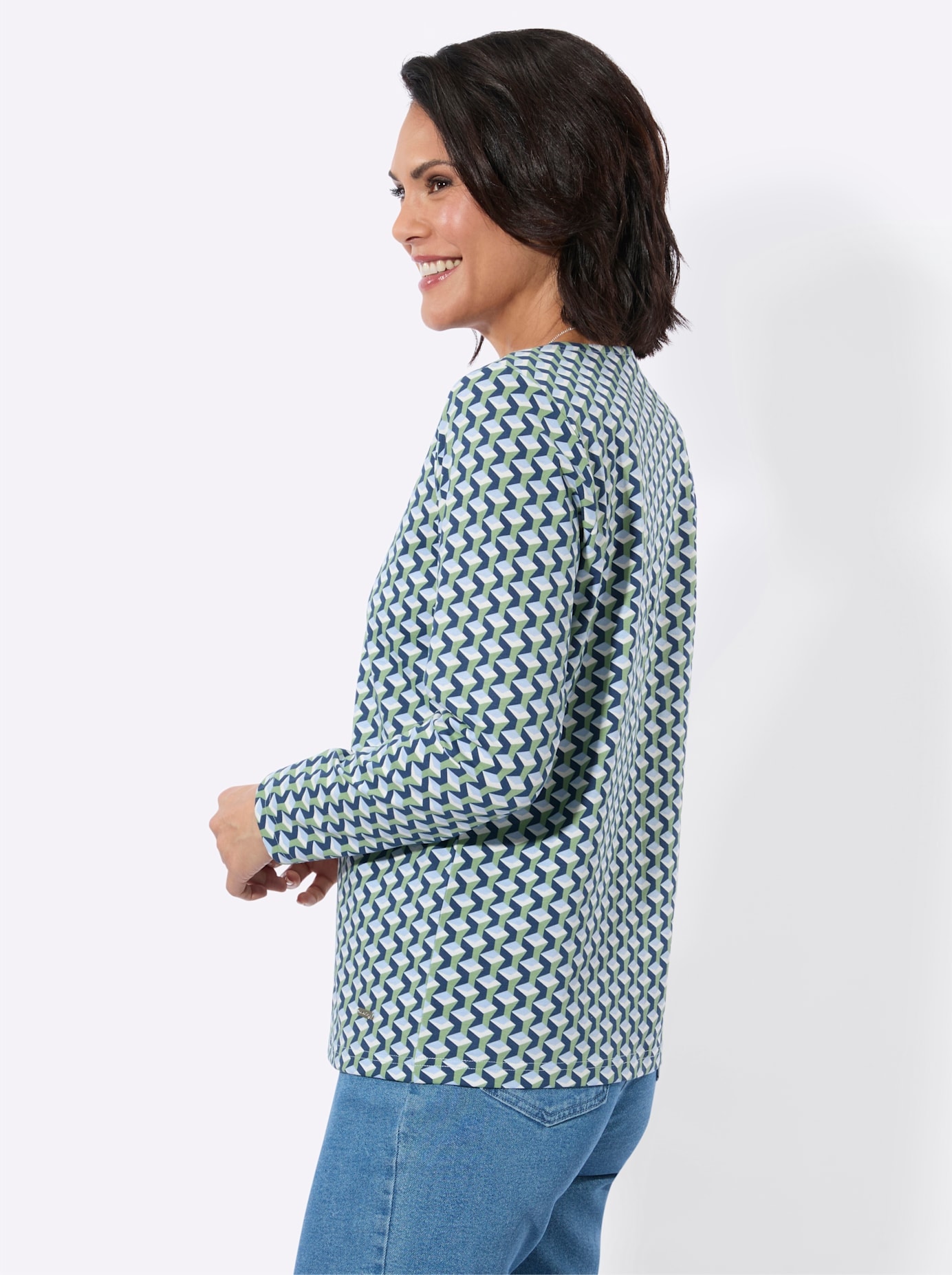 Casual Looks Print-Shirt »Druck-Shirt« 1