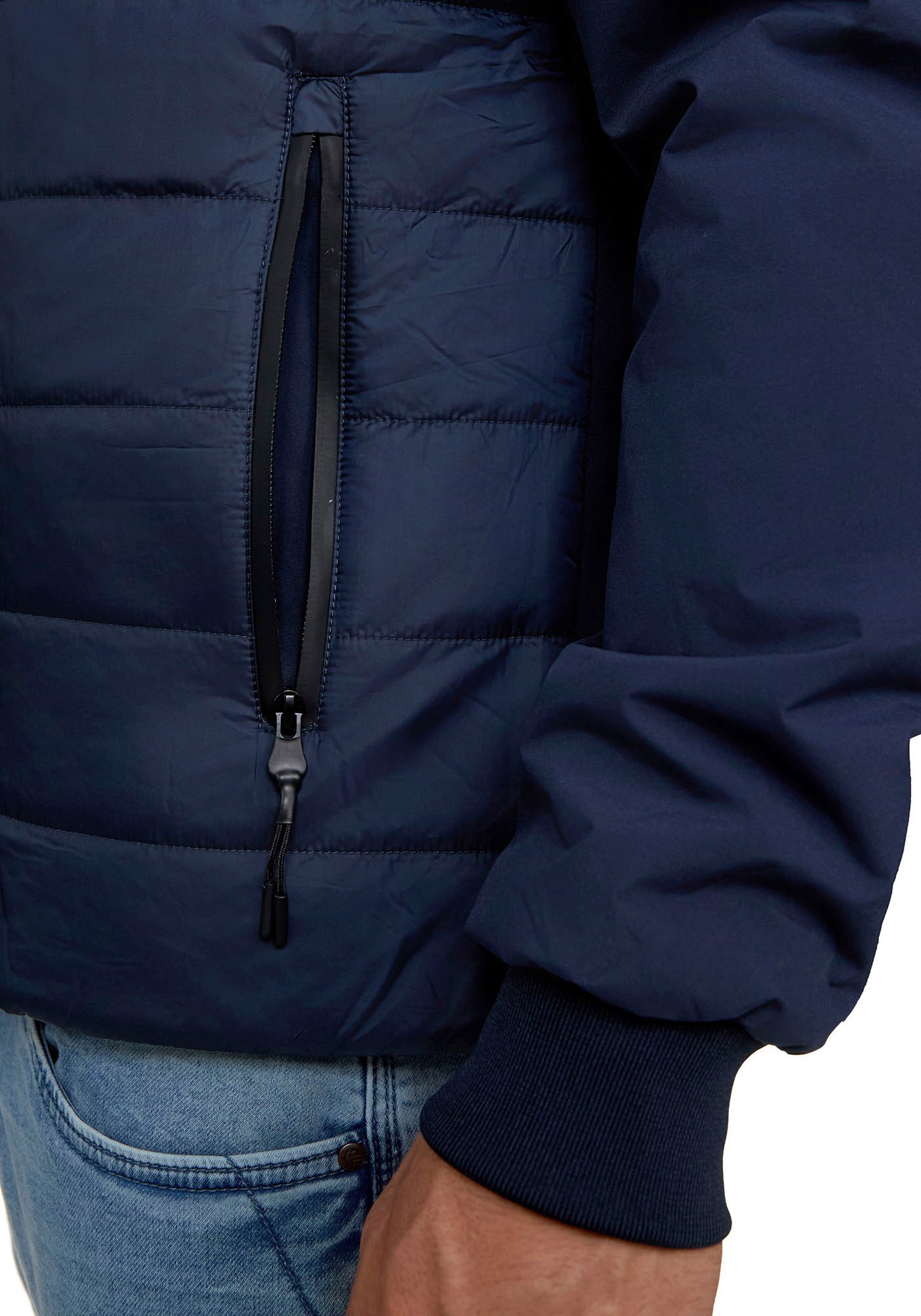 Indicode Steppjacke »INNoqual«, mit Kapuze