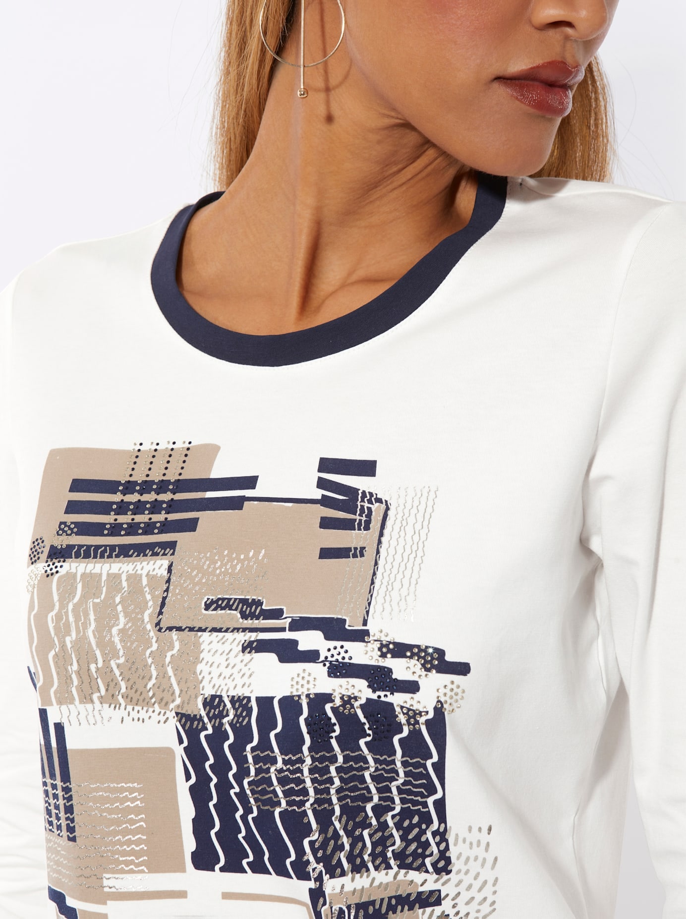 creation L 3/4-Arm-Shirt »Shirt« 1 tlg.