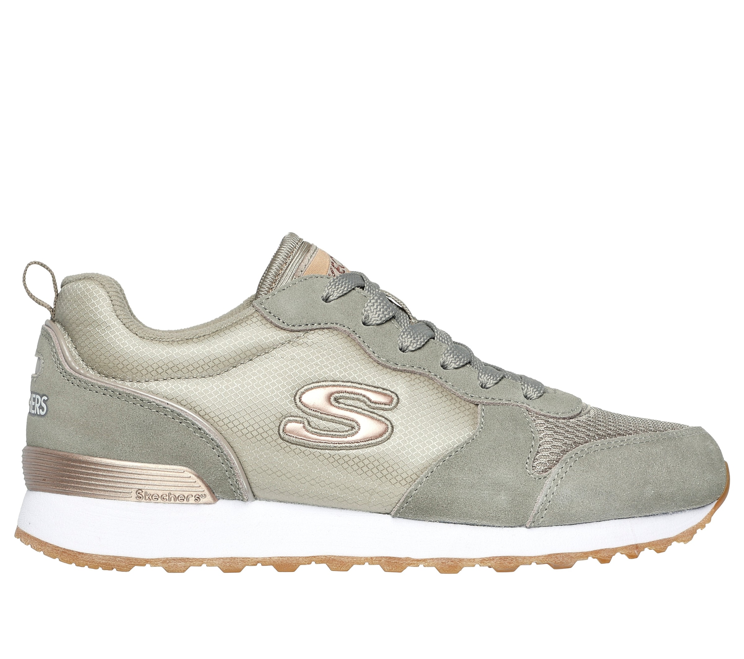 Skechers Sneaker »OG 85 - GOLDN GURL«  Schnürschuh, Original-Retro-Jogginschuh mit Air-Cooled Memory Foam®