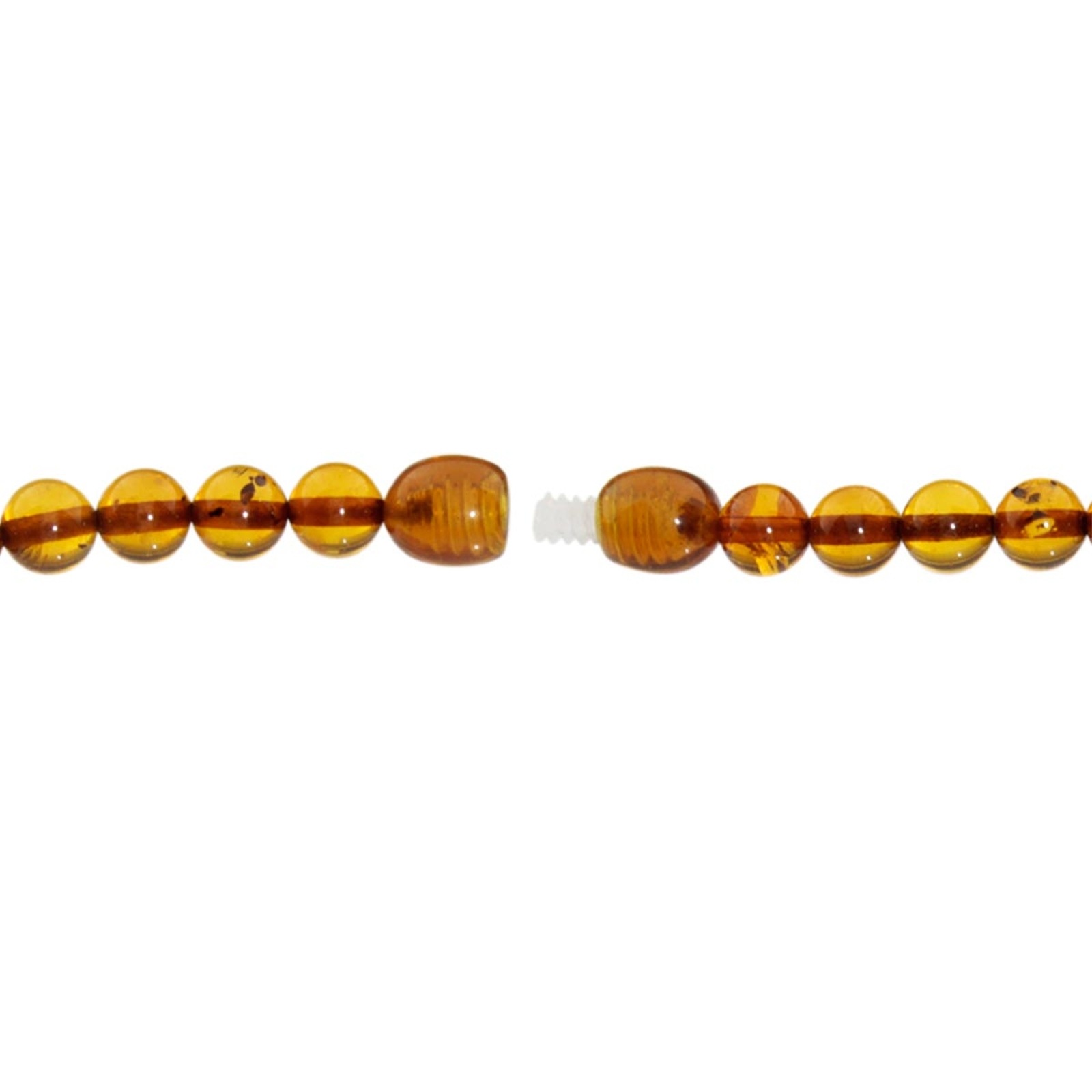 OSTSEE-SCHMUCK Kette ohne Anhänger »- Kugel 6 mm - Bernstein -,«