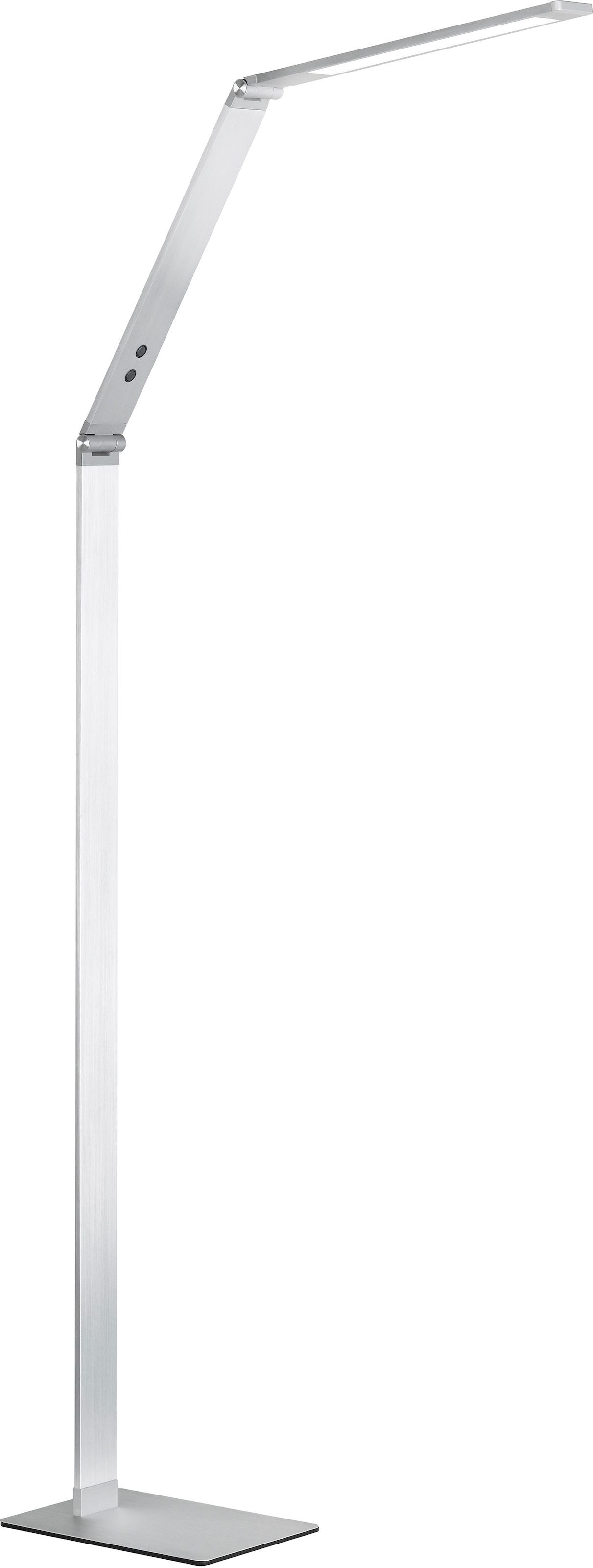 Fischer & Honsel LED Stehlampe »Geri« LED-Modul Neutralweiß Tageslichtweiß Warmweiß in grau, Größe Höhe: 133 cm