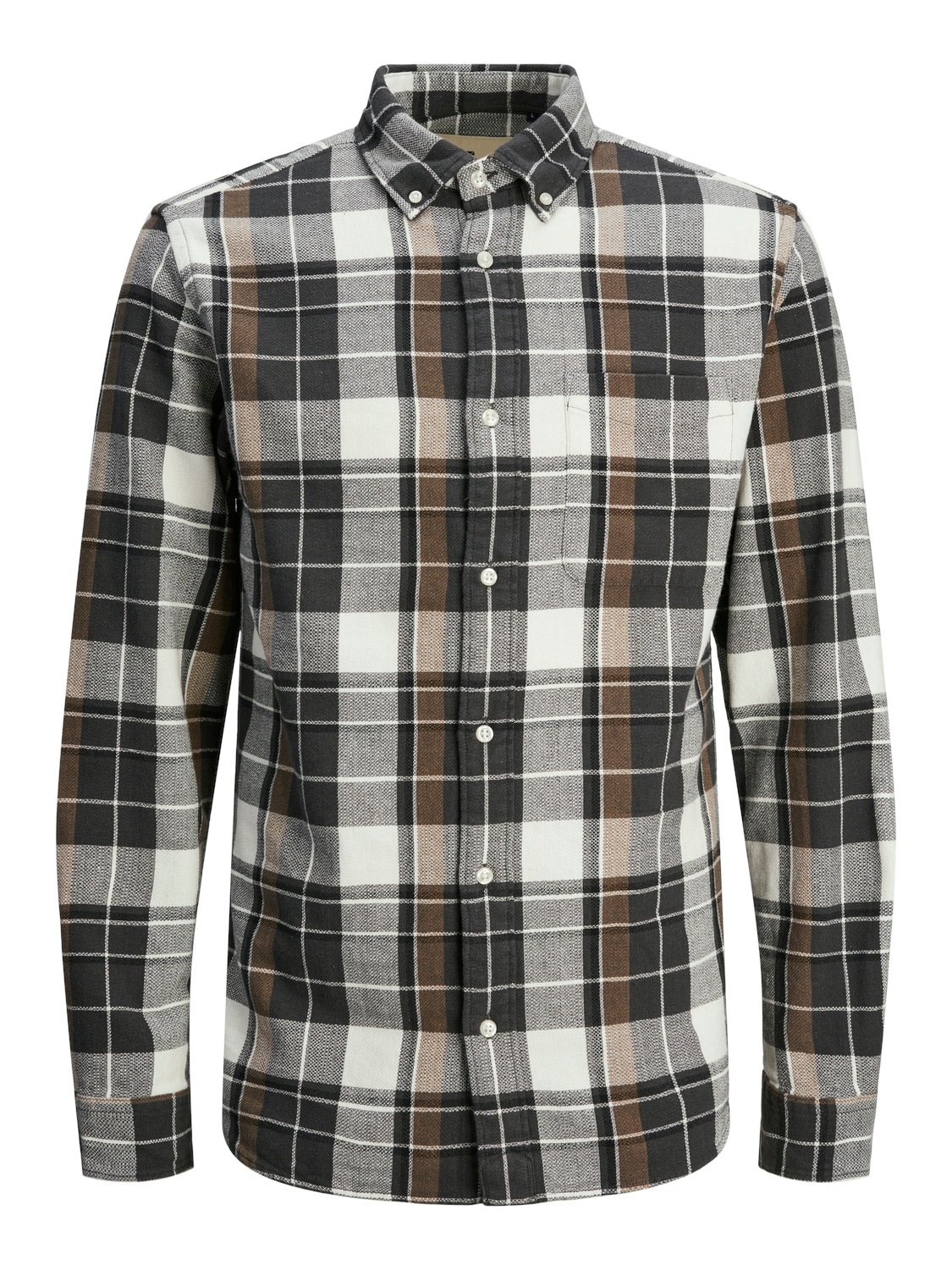 Jack & Jones Langarmhemd »JPRBLUBROOK CHECK STRUCTURE L/S SHIRT SN«