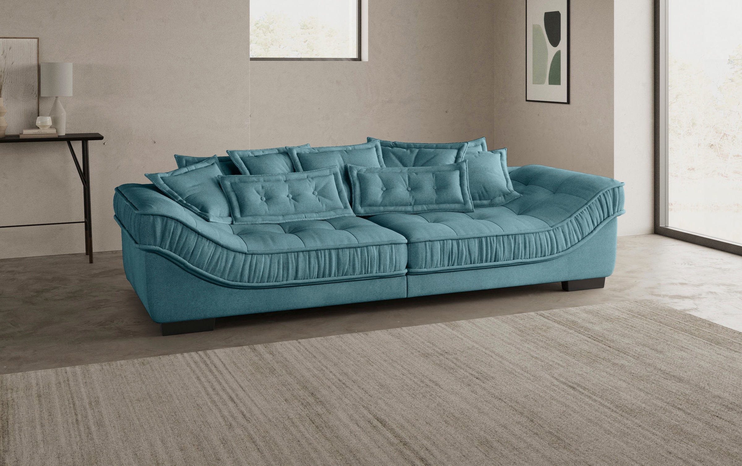 Mr. Couch Big-Sofa »Diwan II DuraFlex«, DuraFlex-Kaltschaumpolsterung, bis 140 kg, 4 Bezugsqualitäten